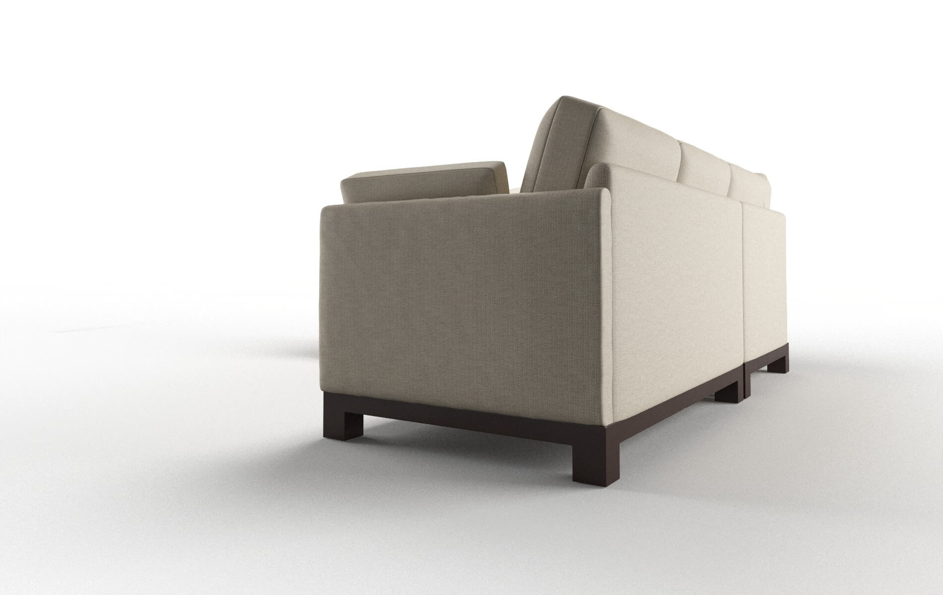 Dover Insight Barley Sectional espresso legs 4