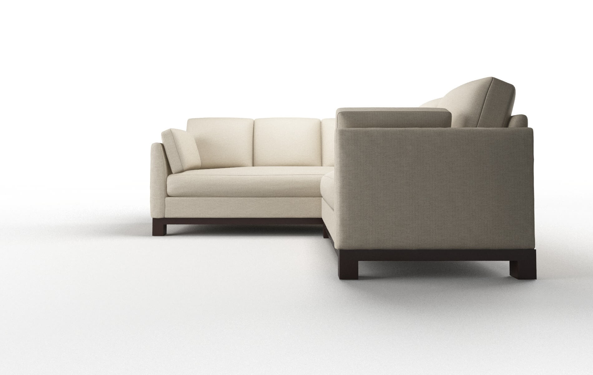 Dover Insight Barley Sectional espresso legs 5