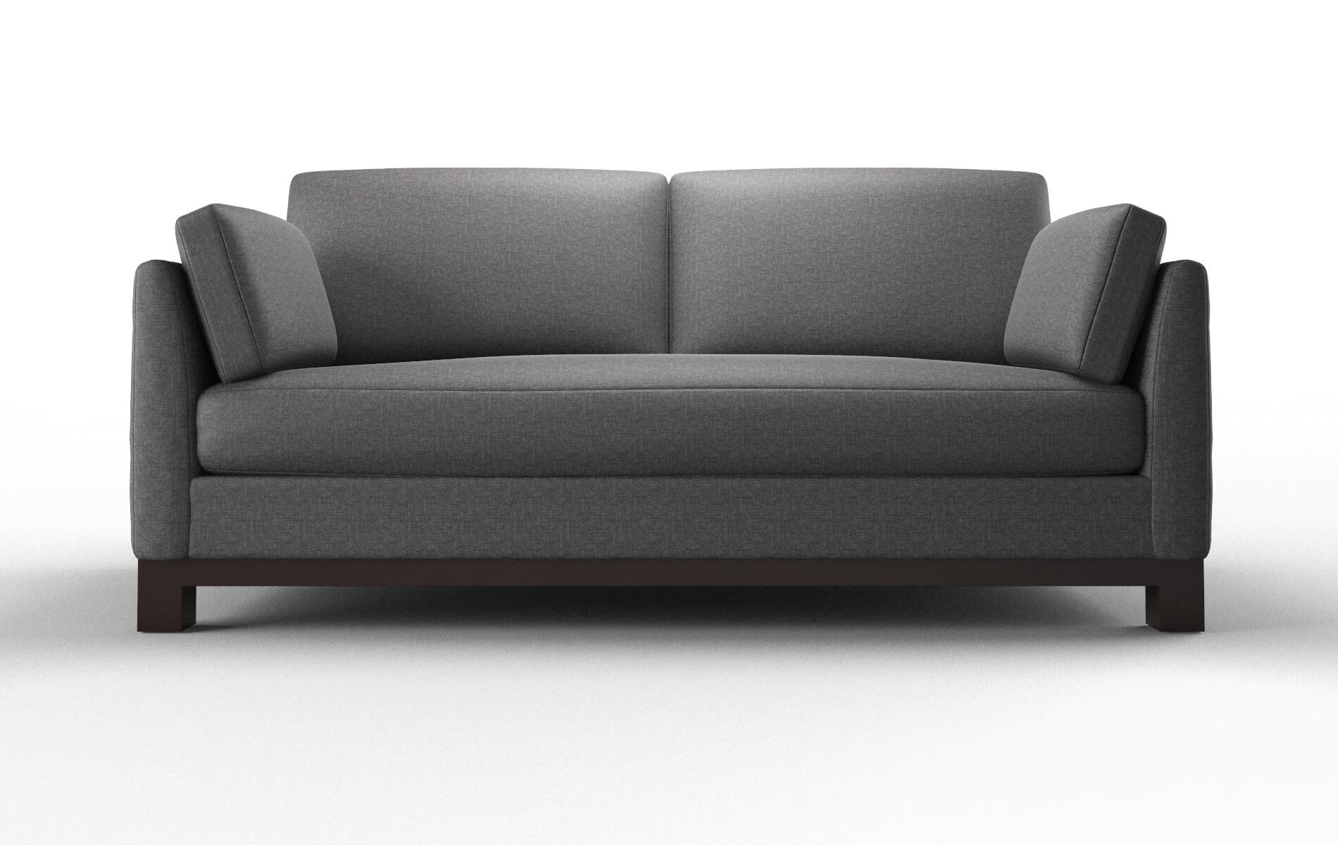 Dover Insight Charcoal Sofa espresso legs 1