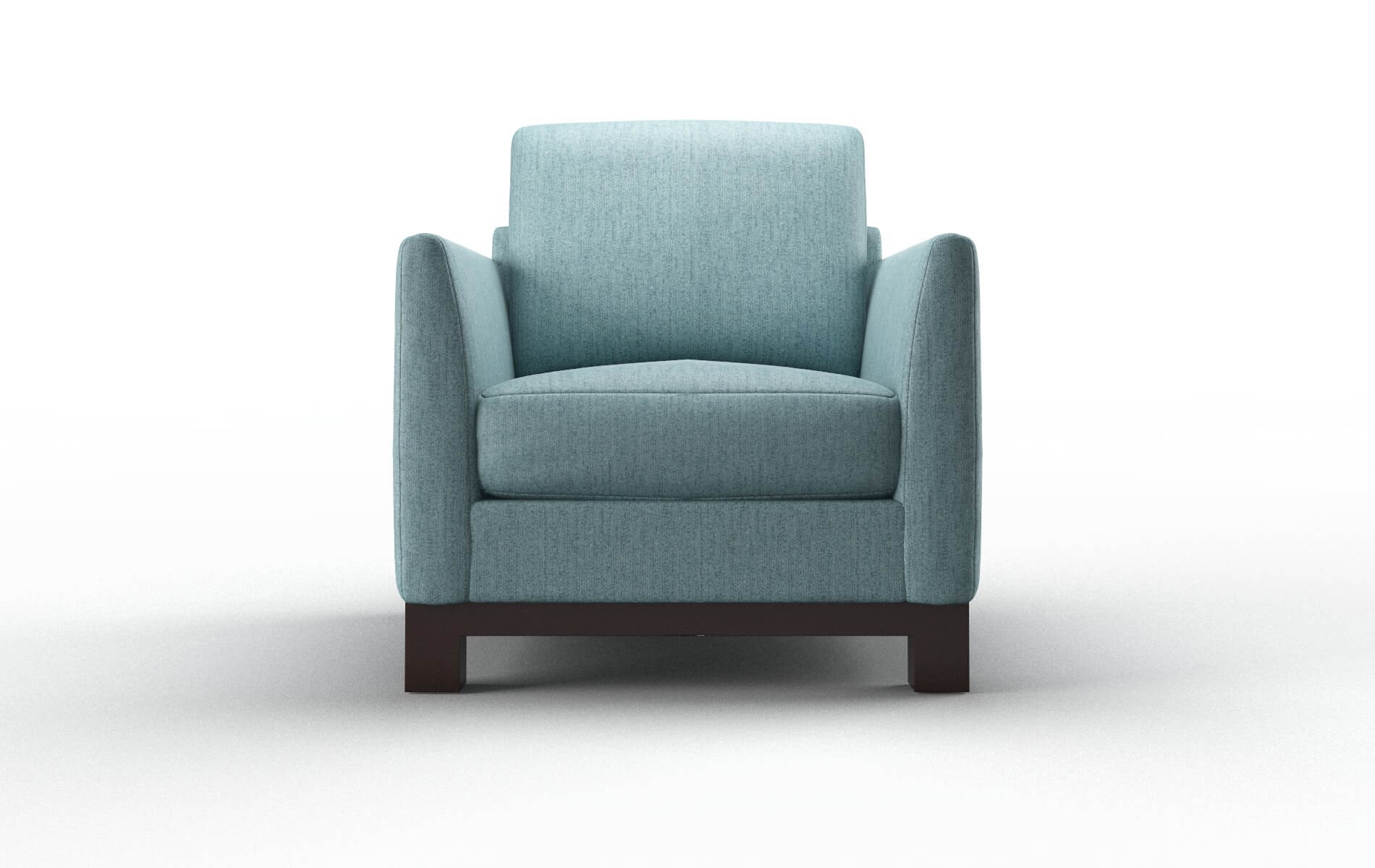 Dover Insight peacock Chair Espresso Legs  1