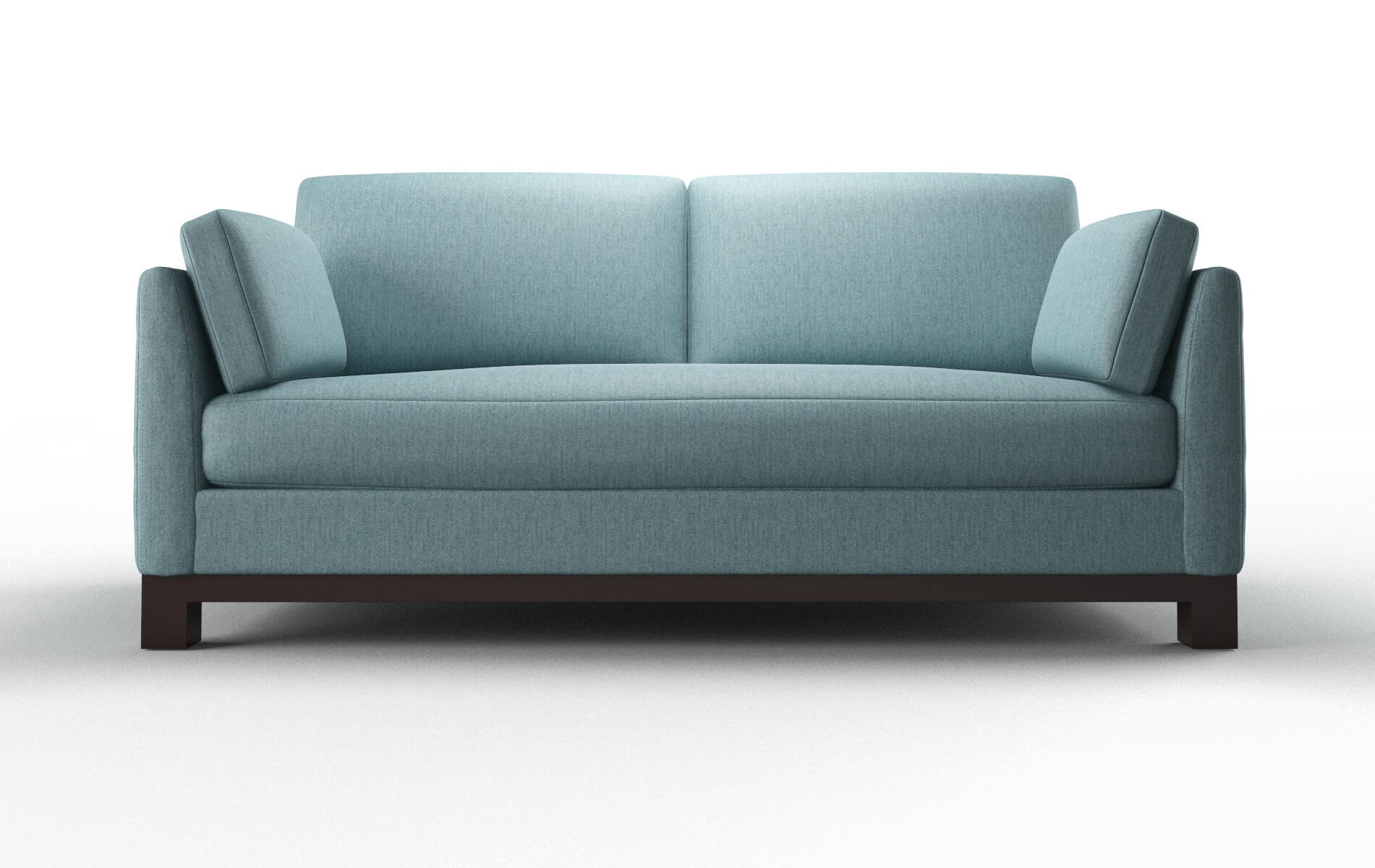 Dover Insight peacock Sofa Espresso Legs  1