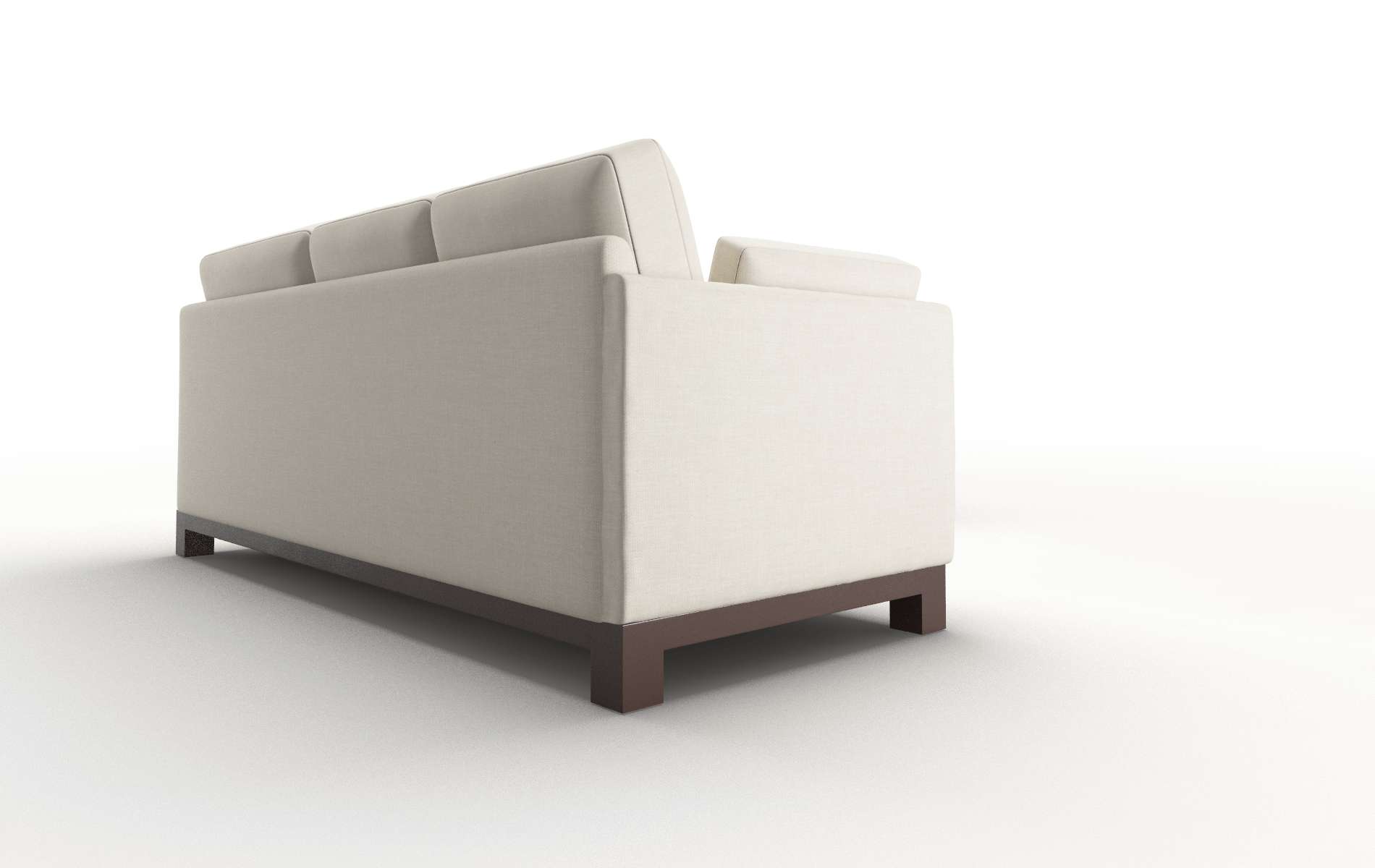 Dover Keylargo Almond Sectional espresso legs 3