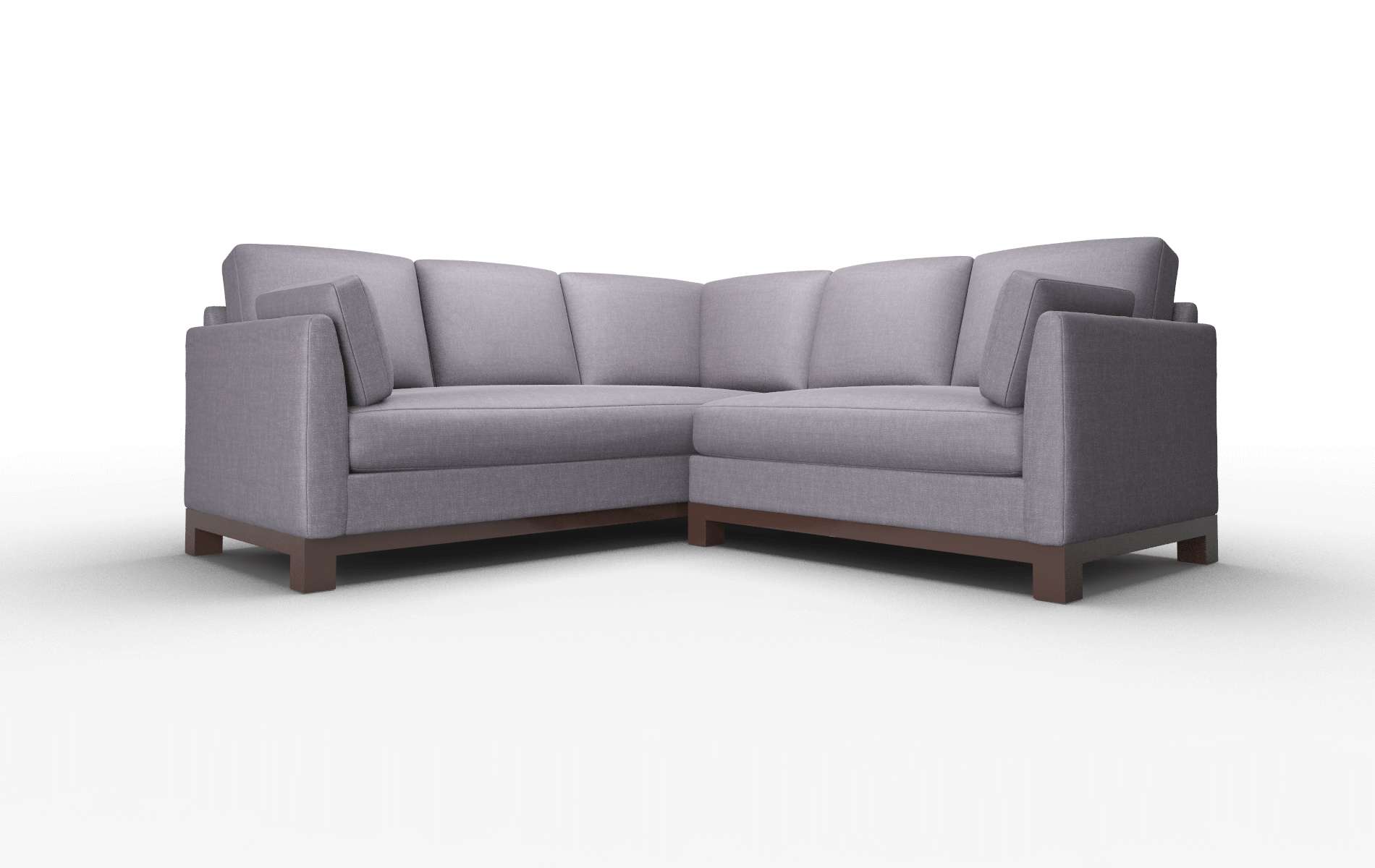Dover Keylargo Grape Sectional espresso legs 1