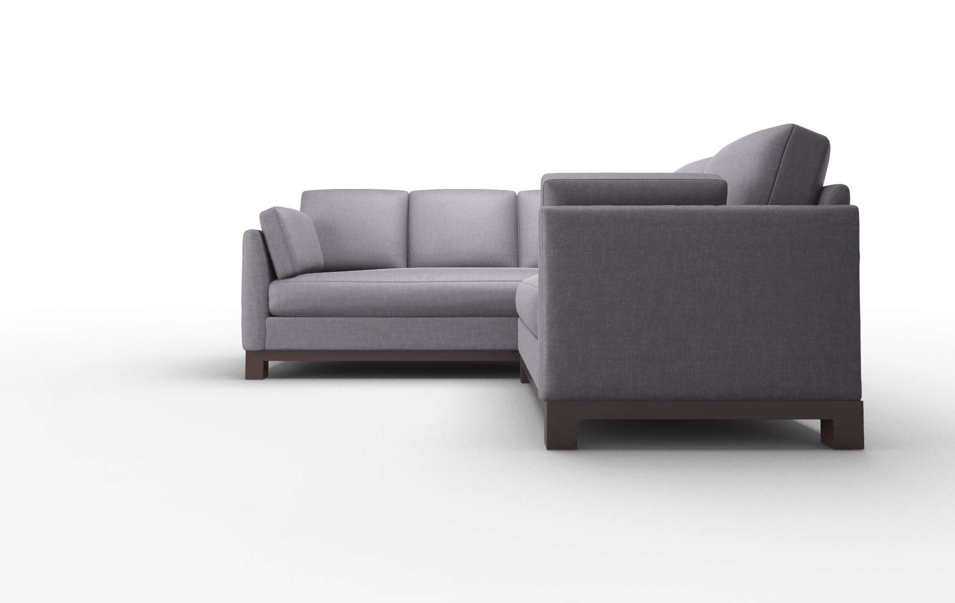 Dover Keylargo Grape Sectional espresso legs 5