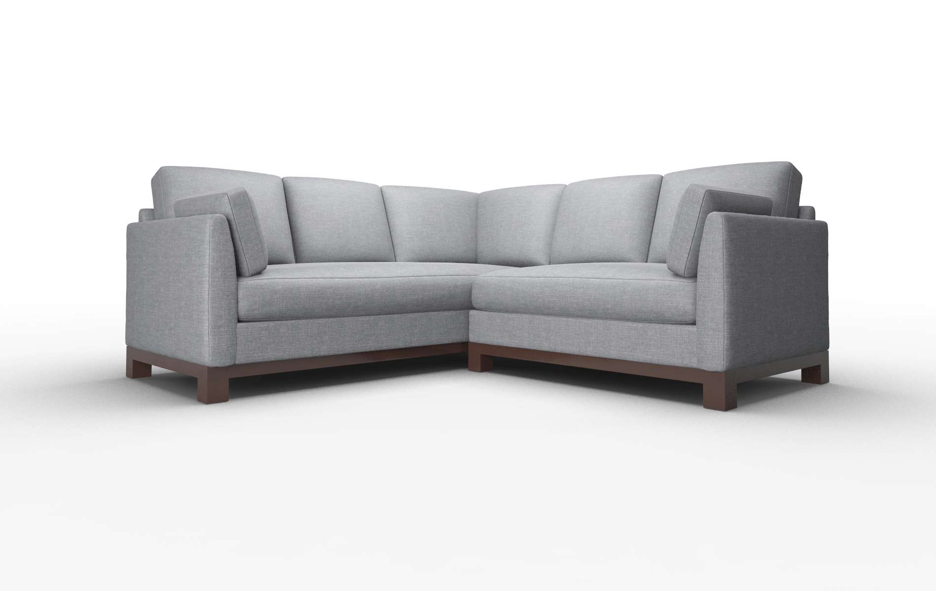 Dover Keylargo Graphite Sectional espresso legs 1