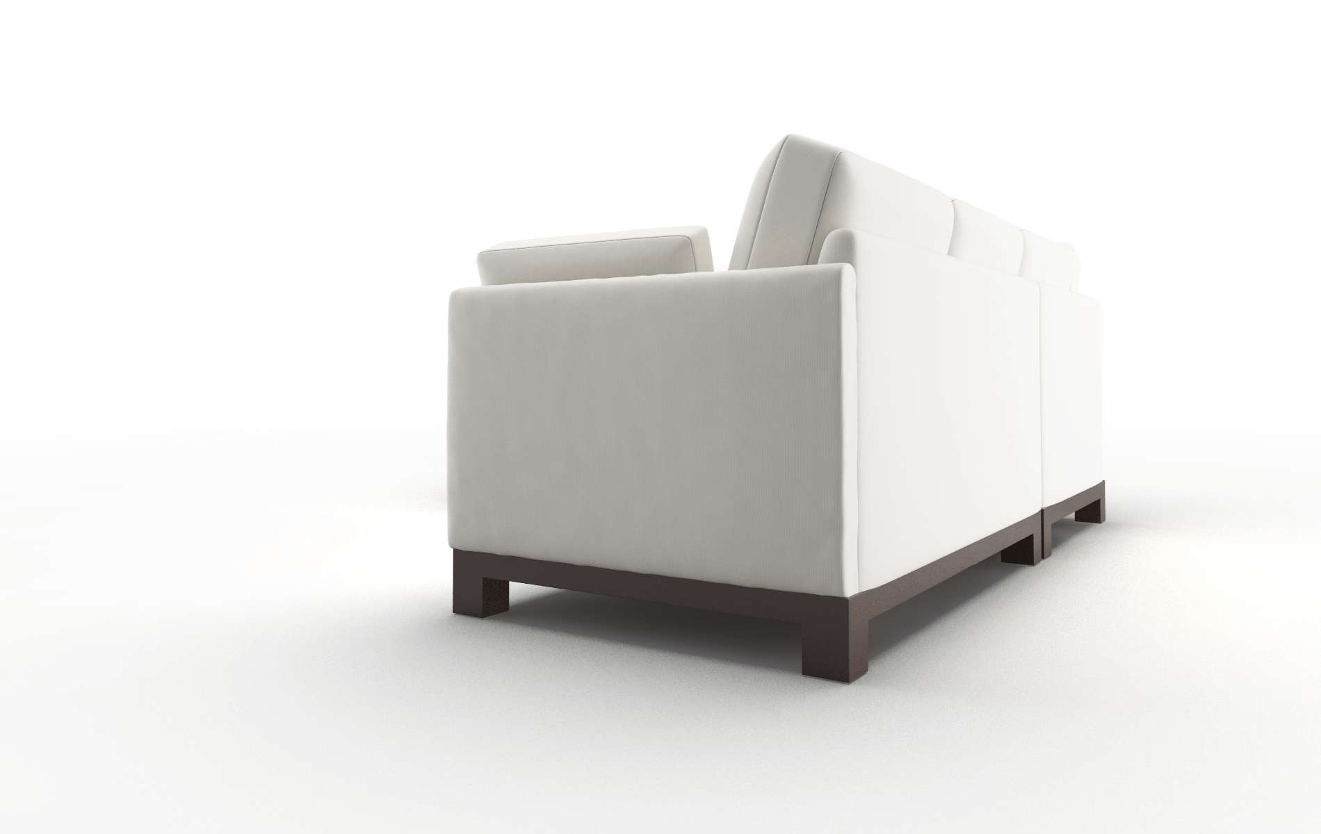 Dover Keylargo Oatmeal Sectional espresso legs 4