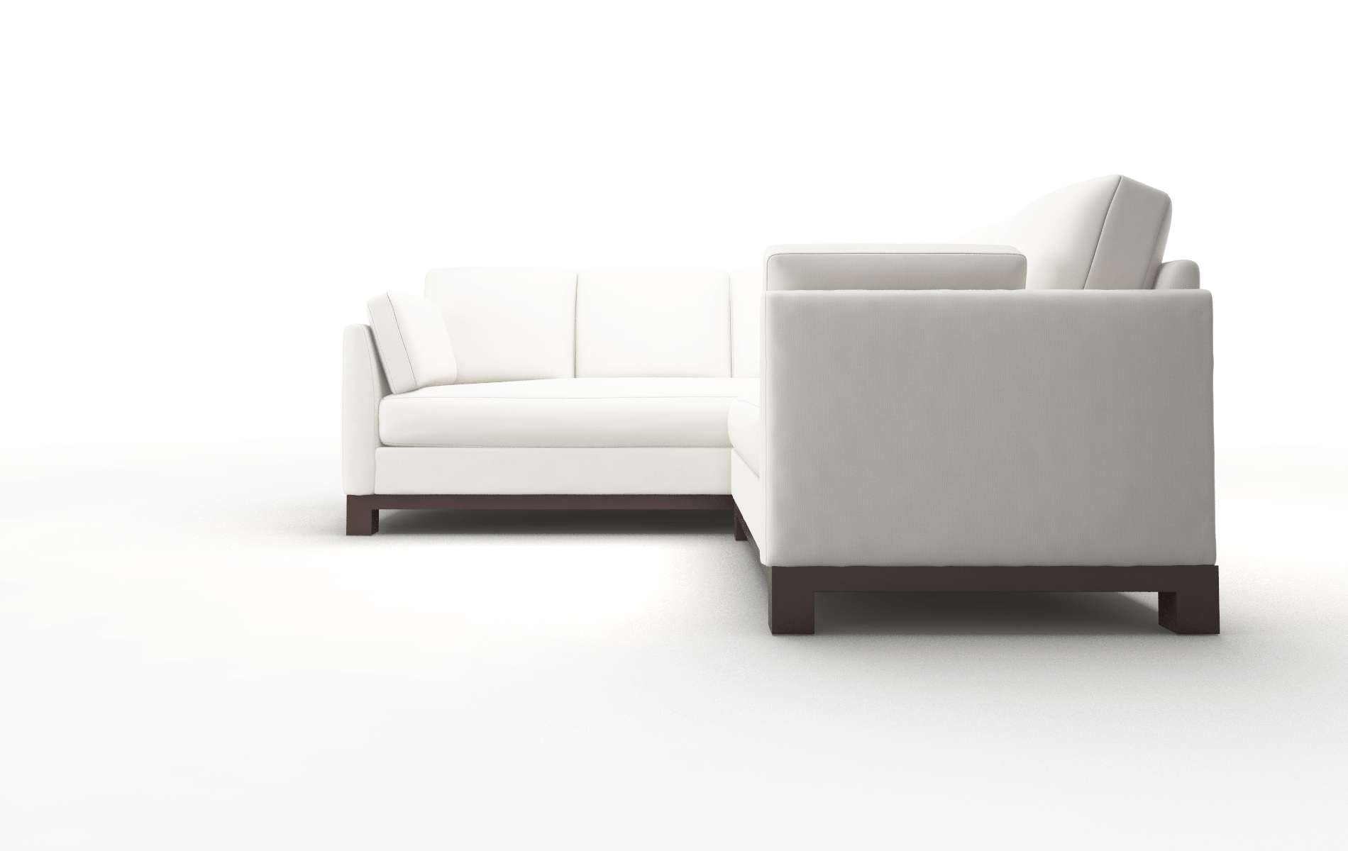 Dover Keylargo Oatmeal Sectional espresso legs 5