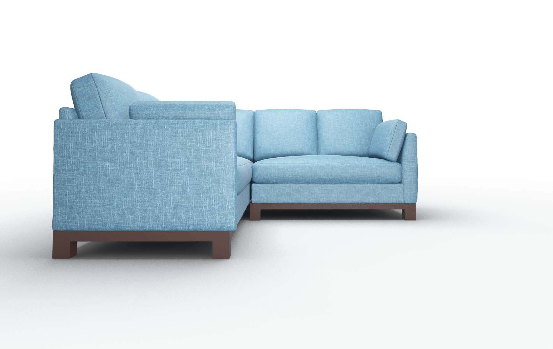 Dover Keylargo Ocean Sectional espresso legs 2