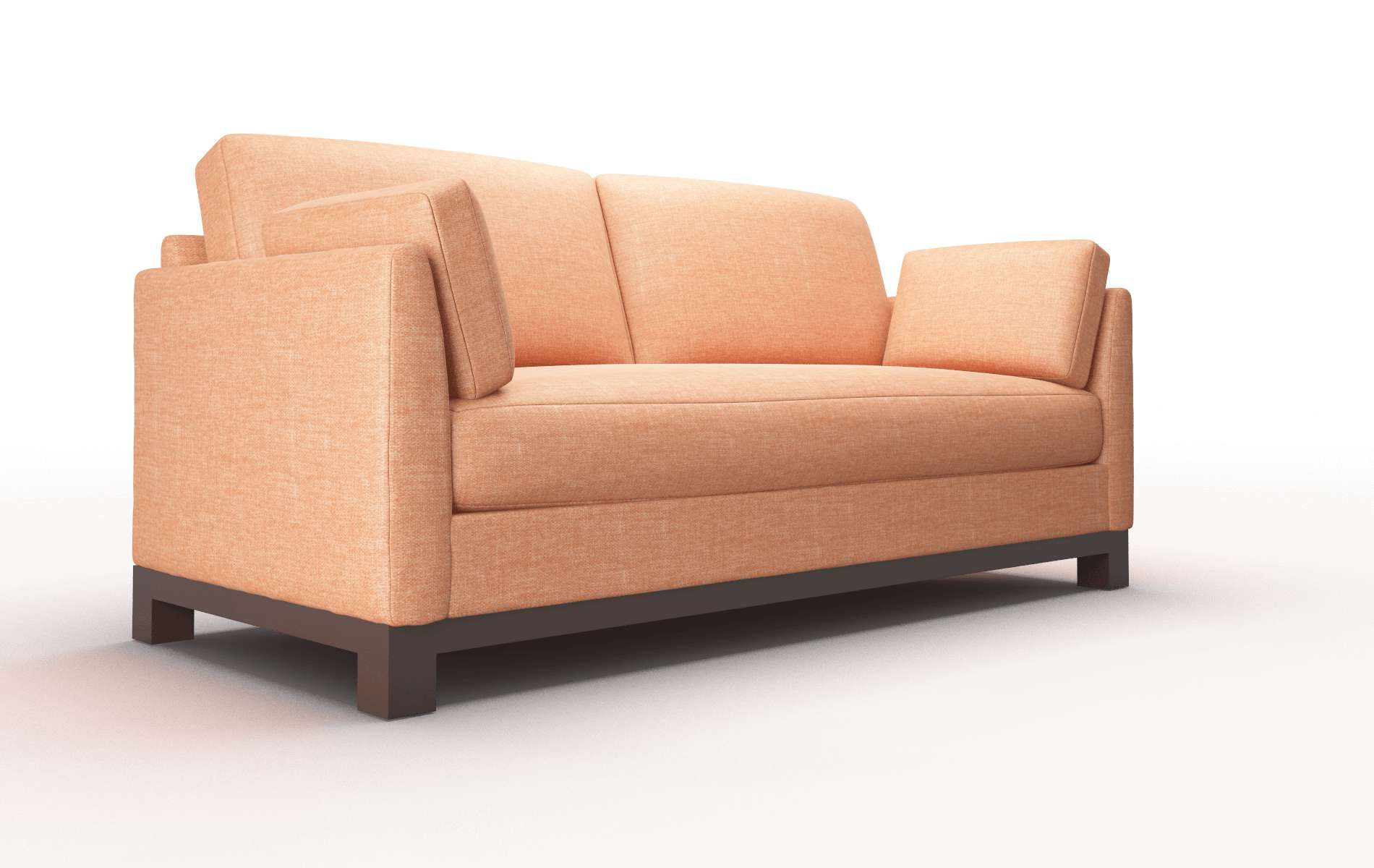 Dover Keylargo Terracotta Sofa espresso legs 2