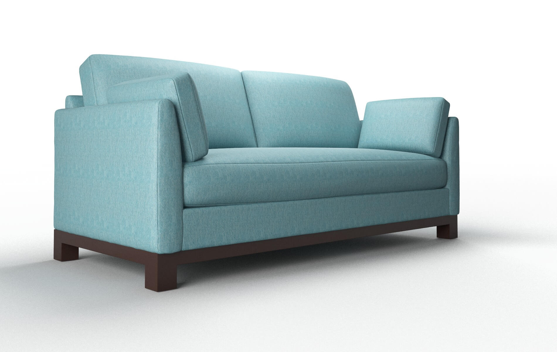 Dover Lana Peacock Sofa espresso legs 2