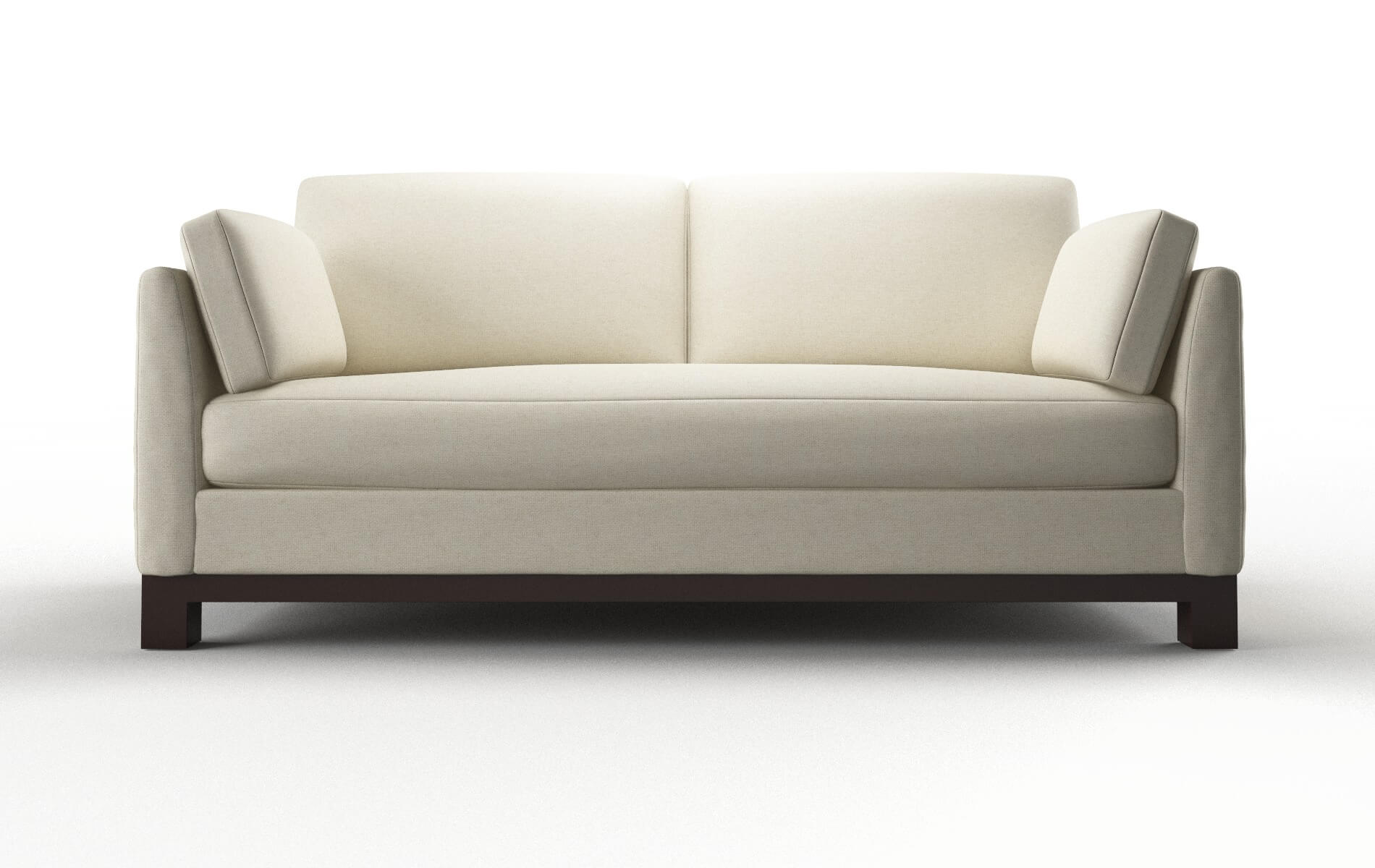 Dover Lana Sand Sofa espresso legs 1