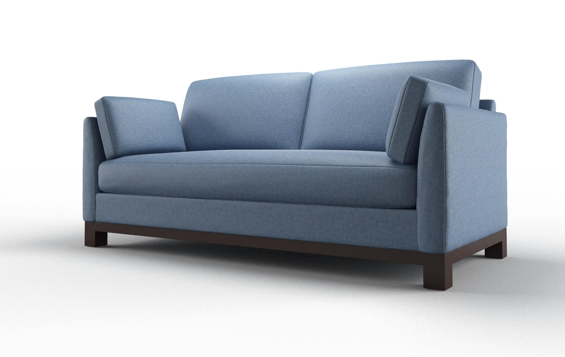 Dover Leslie Indigo Sofa espresso legs 5