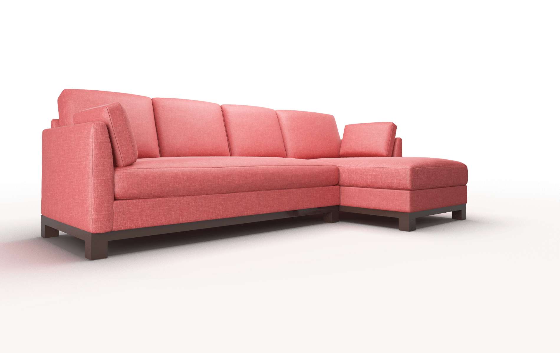 Dover Leslie Poppy Panel espresso legs 2