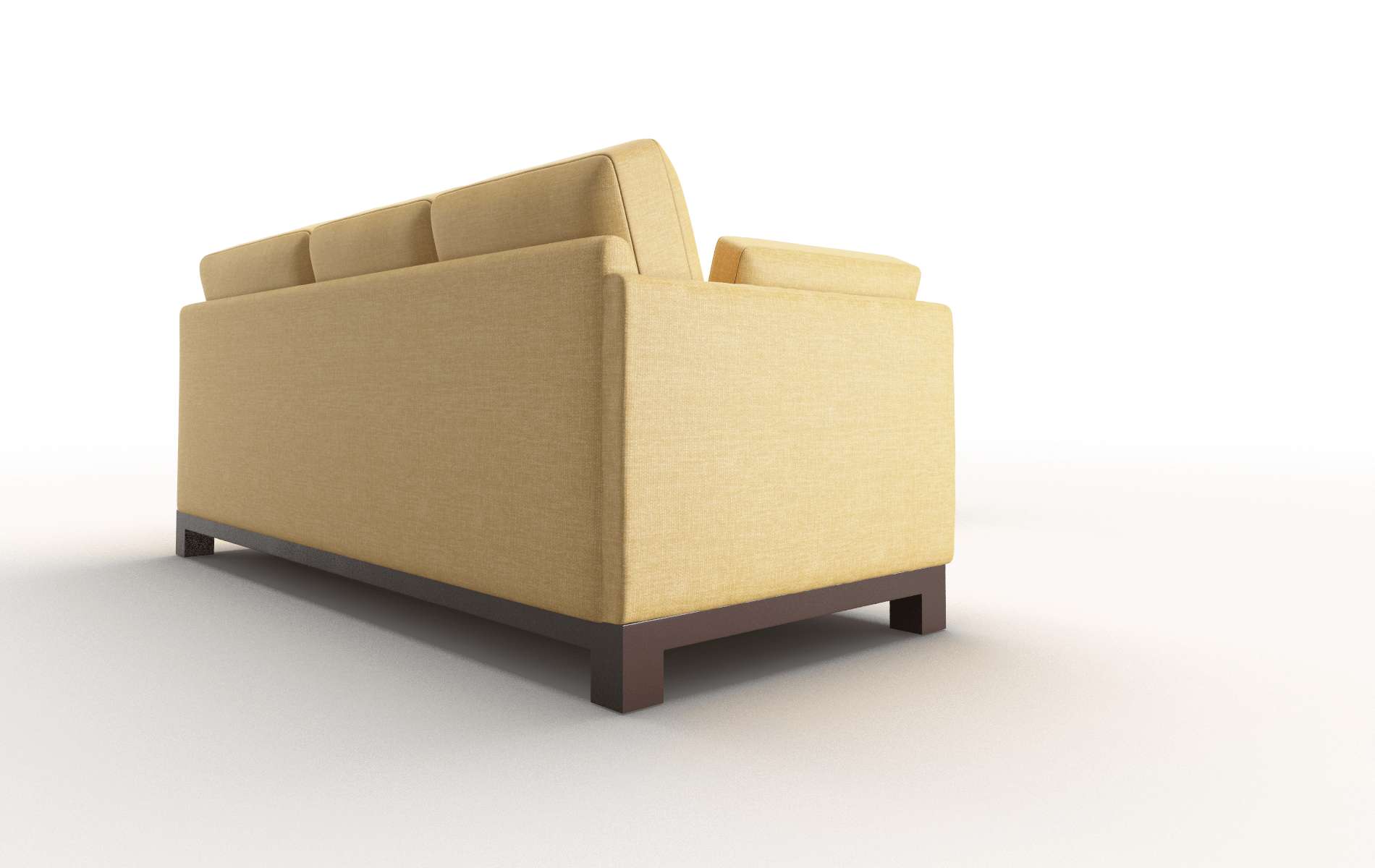 Dover Leslie Saffron Sectional espresso legs 3