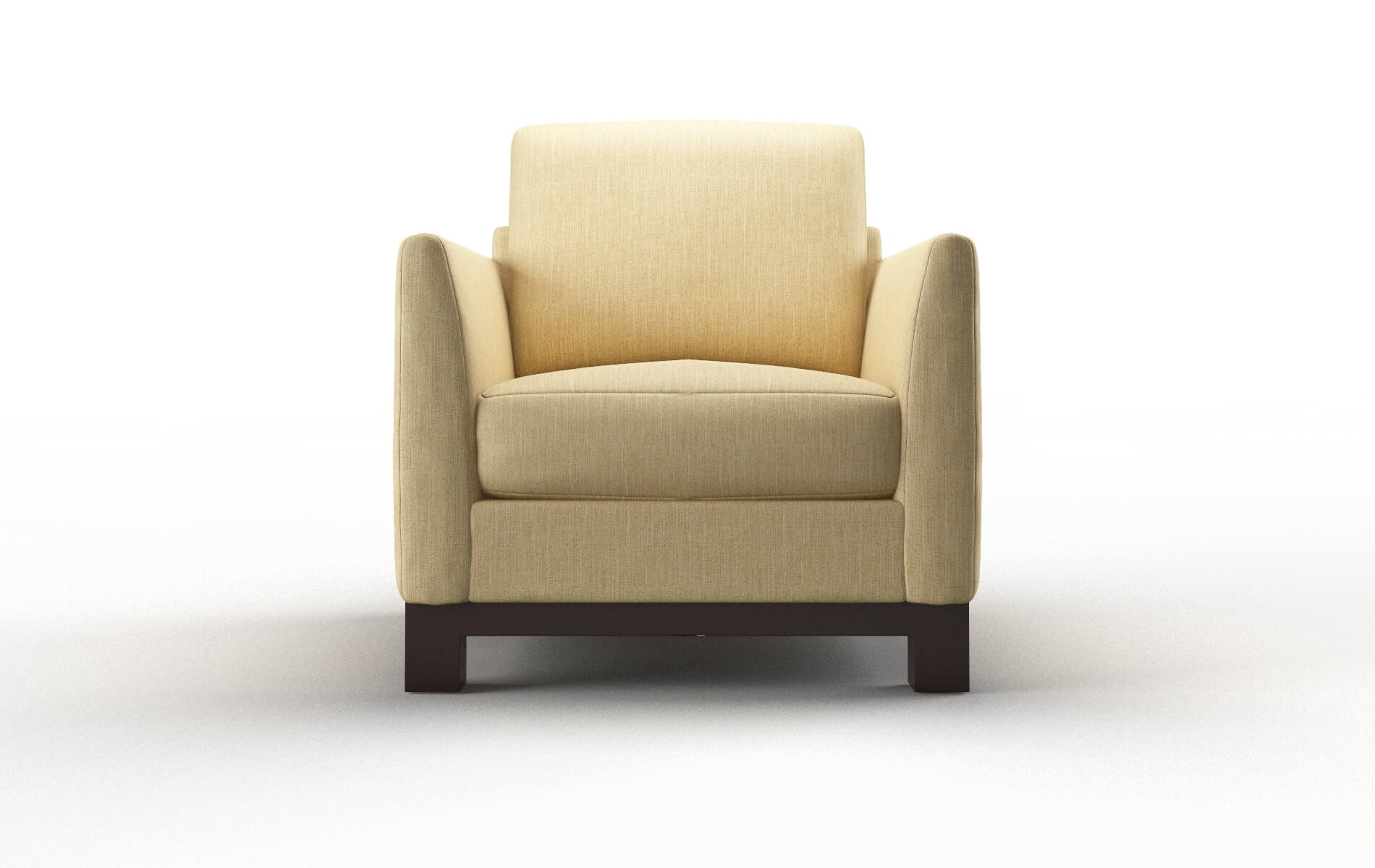 Dover Malibu Maize Chair espresso legs 1