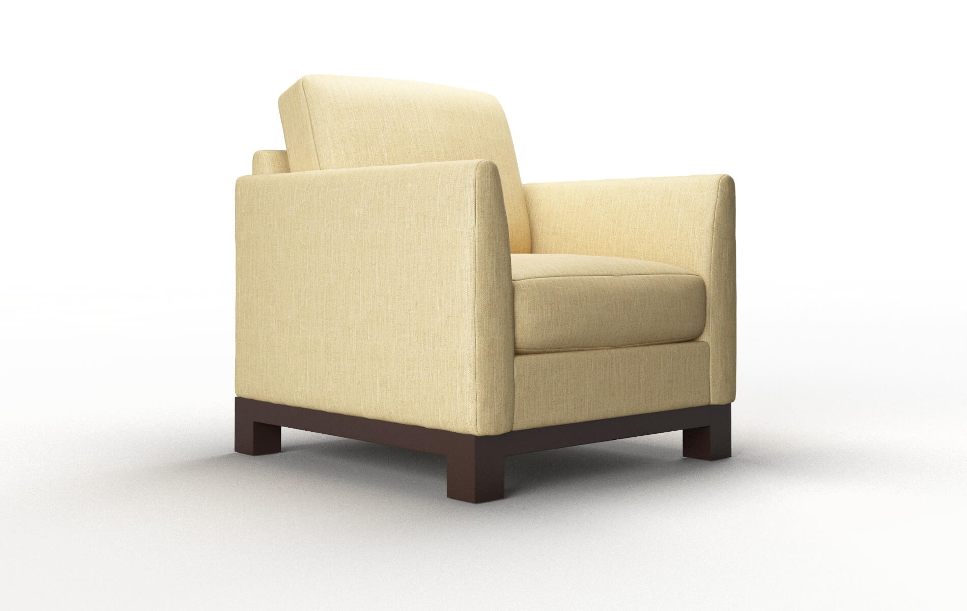 Dover Malibu Maize Chair espresso legs 2