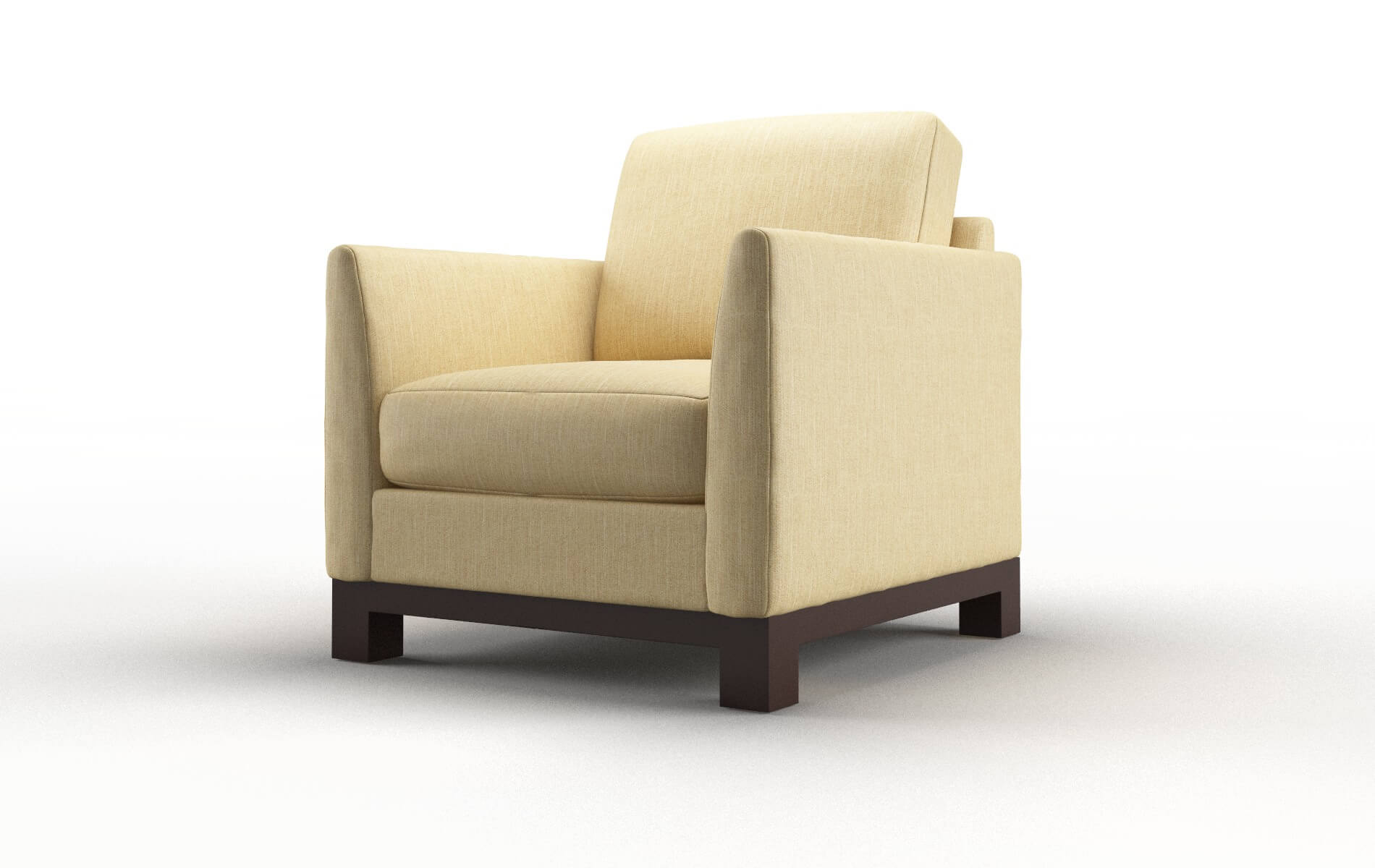 Dover Malibu Maize Chair espresso legs 4