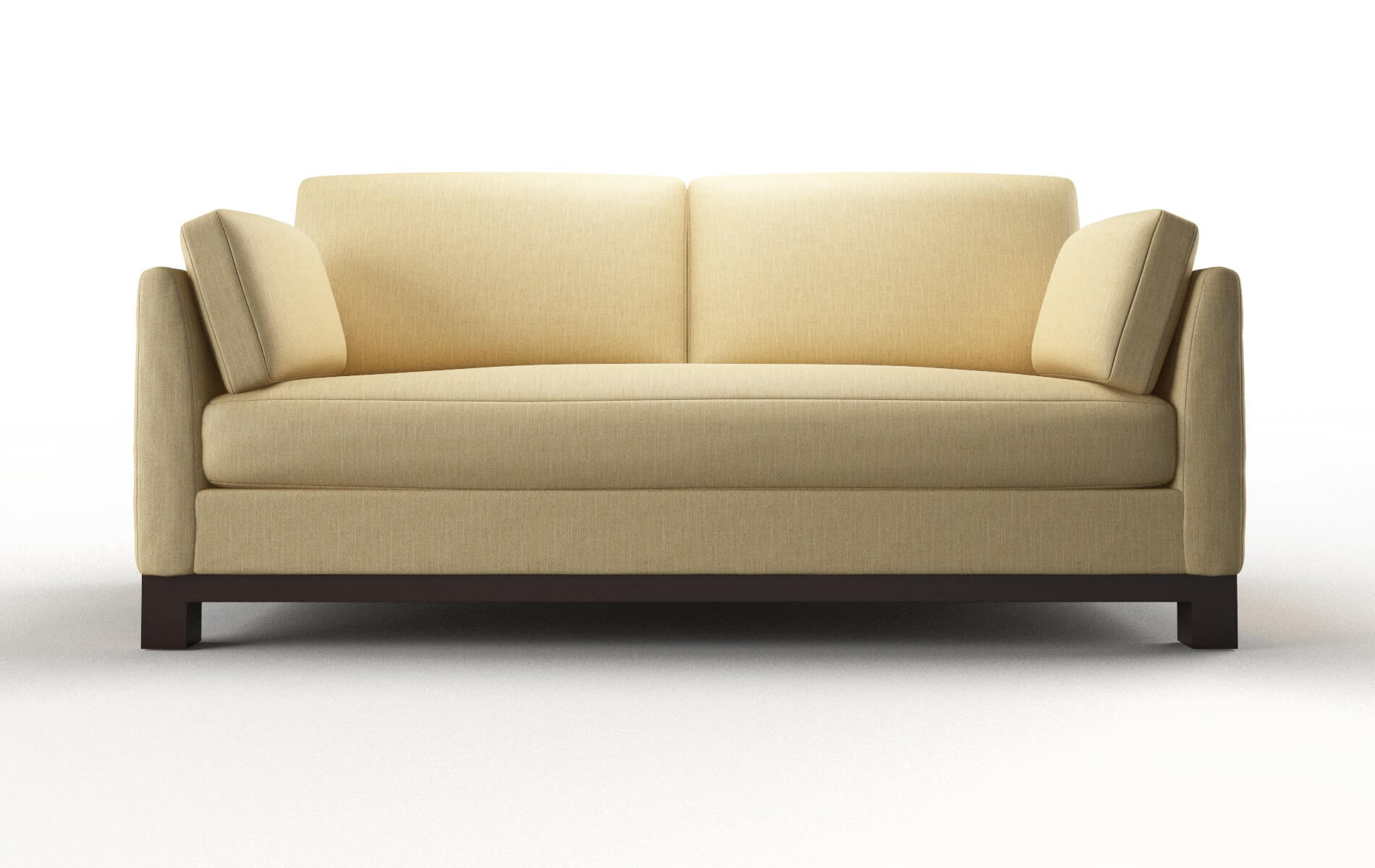 Dover Malibu maize Sofa Espresso Legs  1