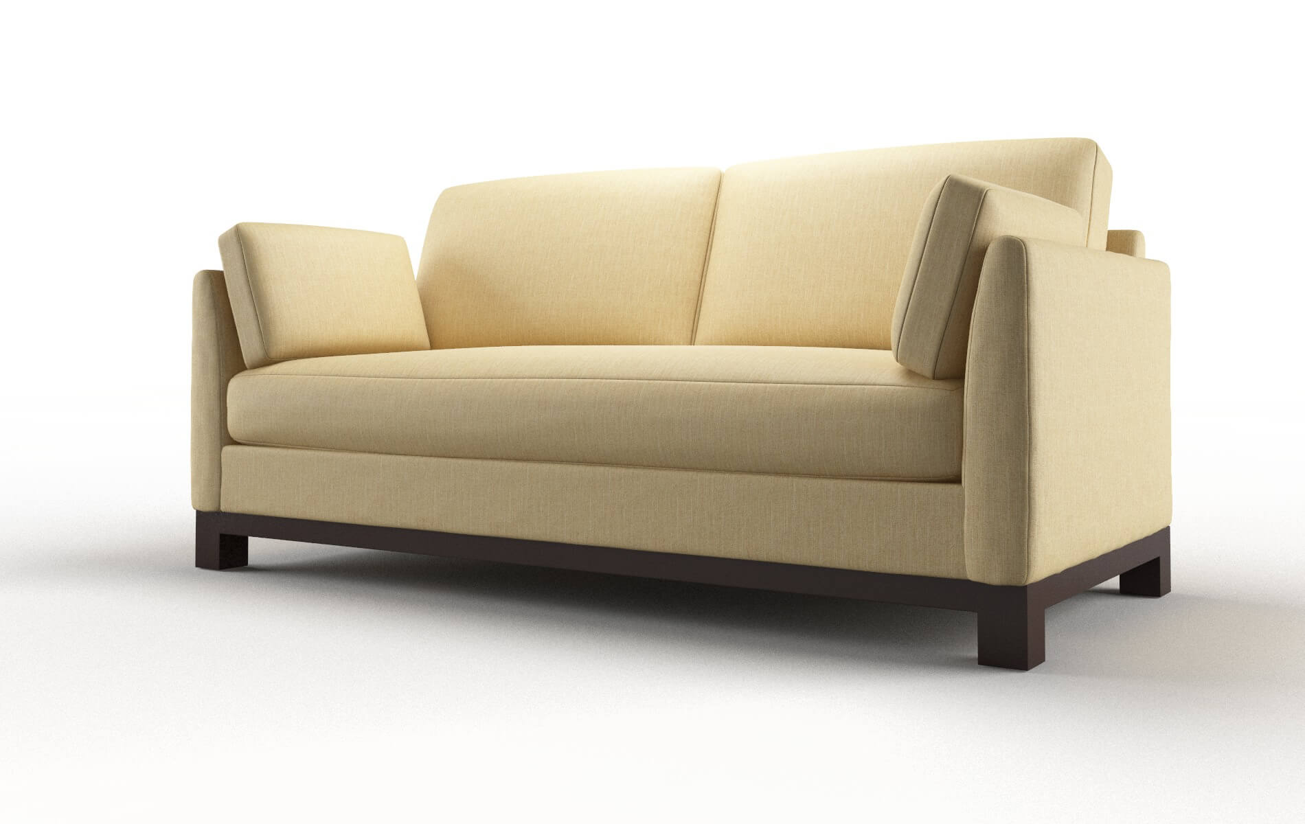 Dover Malibu Maize Sofa espresso legs 5