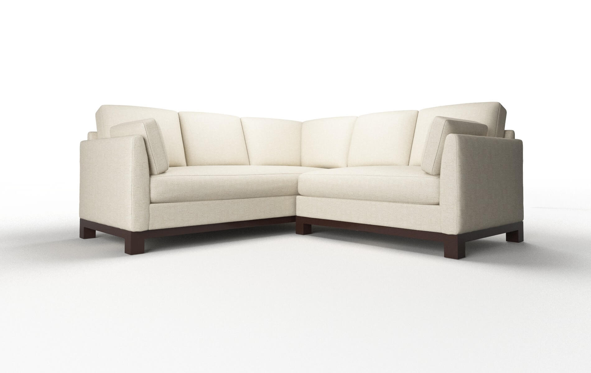 Dover Malibu Sand Sectional espresso legs 1