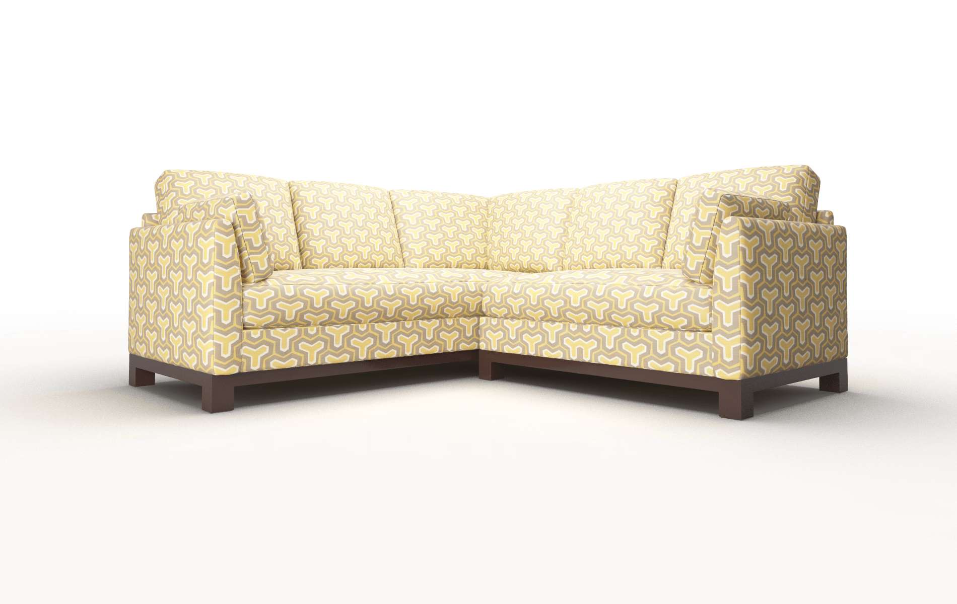 Dover Merci dijon Sectional Espresso Legs  1