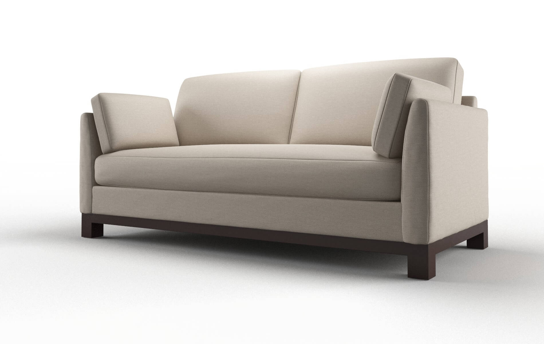 Dover Naples Almond Sofa espresso legs 5