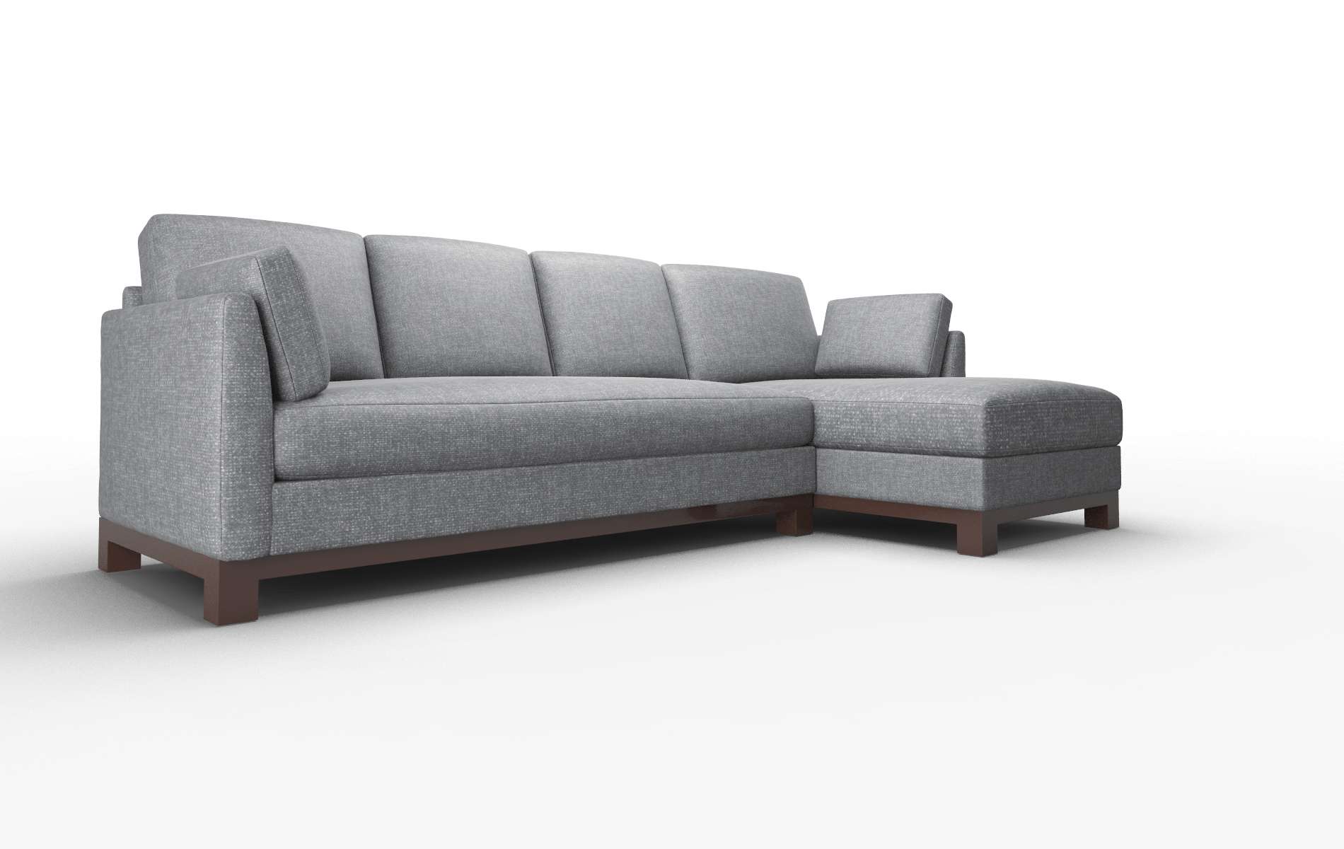 Dover Notion Graphite Panel espresso legs 2