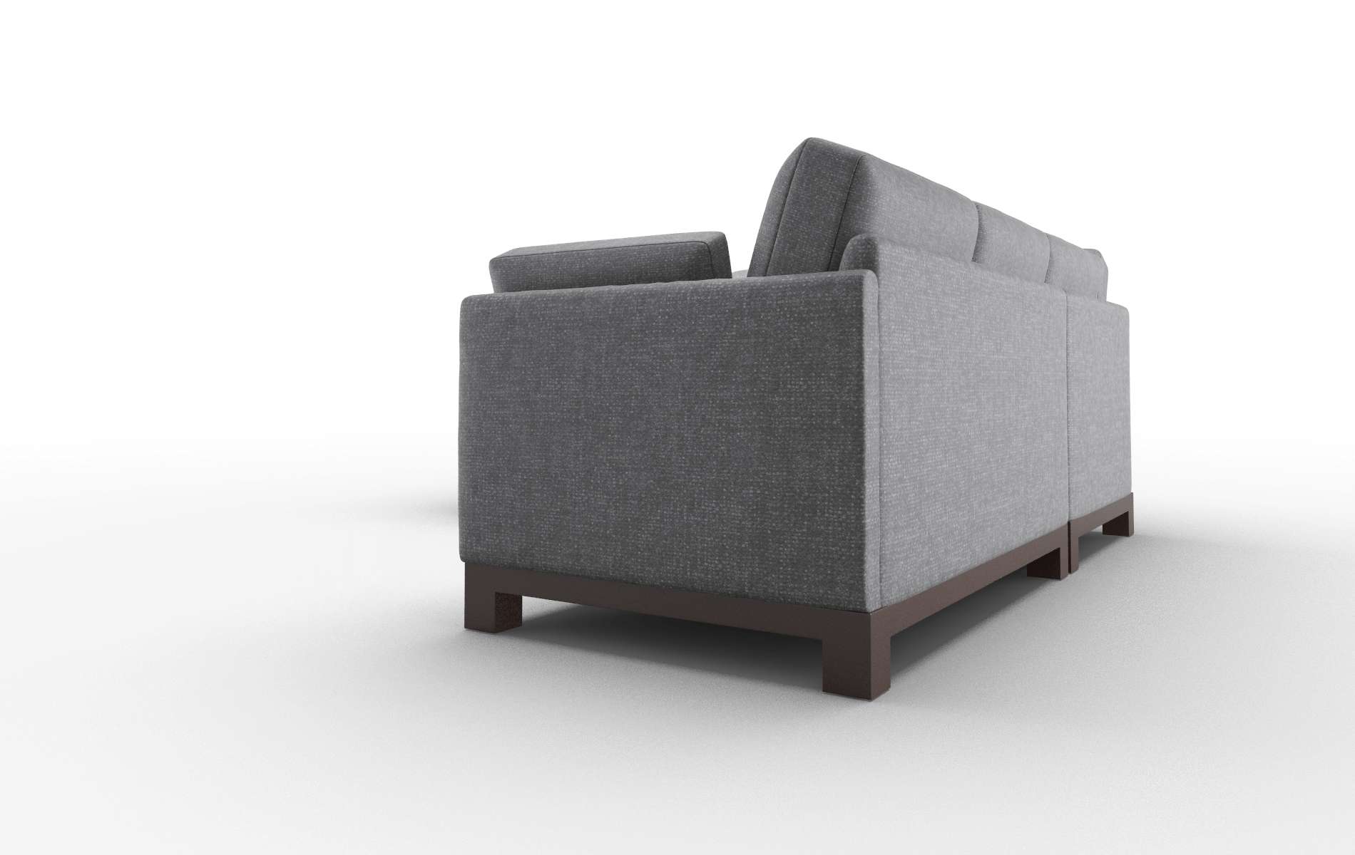 Dover Notion Graphite Sectional espresso legs 4