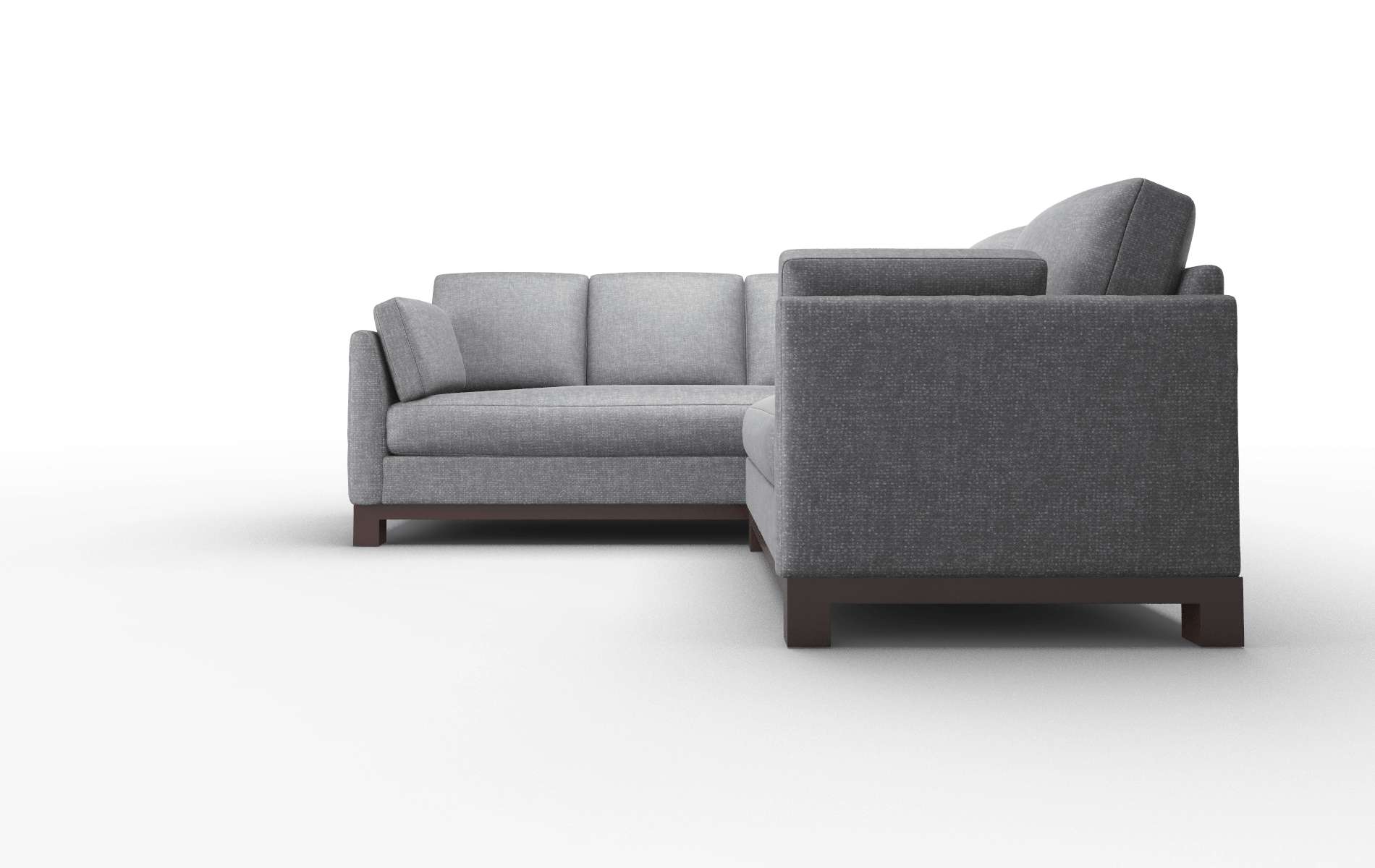 Dover Notion Graphite Sectional espresso legs 5
