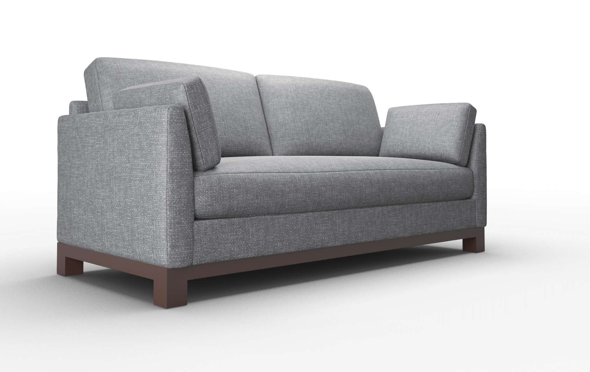 Dover Notion Graphite Sofa espresso legs 2