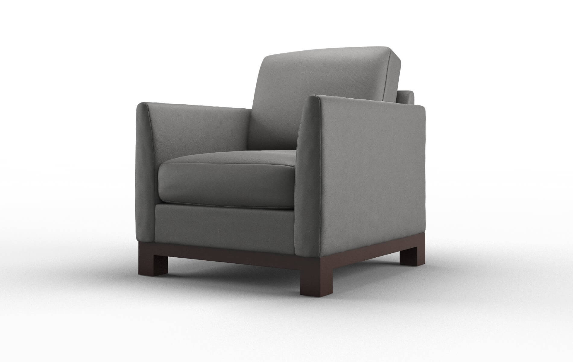 Dover Oakley Charcoal Chair espresso legs 4
