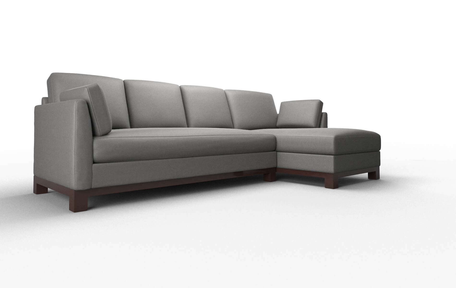 Dover Oakley Charcoal Panel espresso legs 2