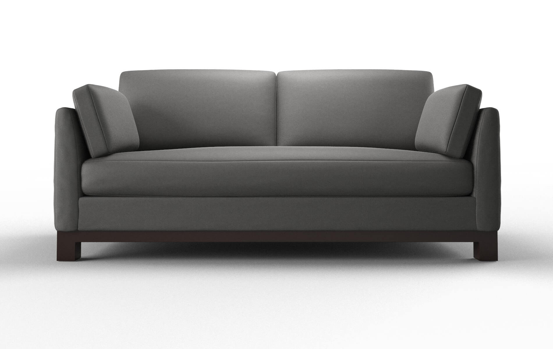 Dover Oakley Charcoal Sofa espresso legs 1