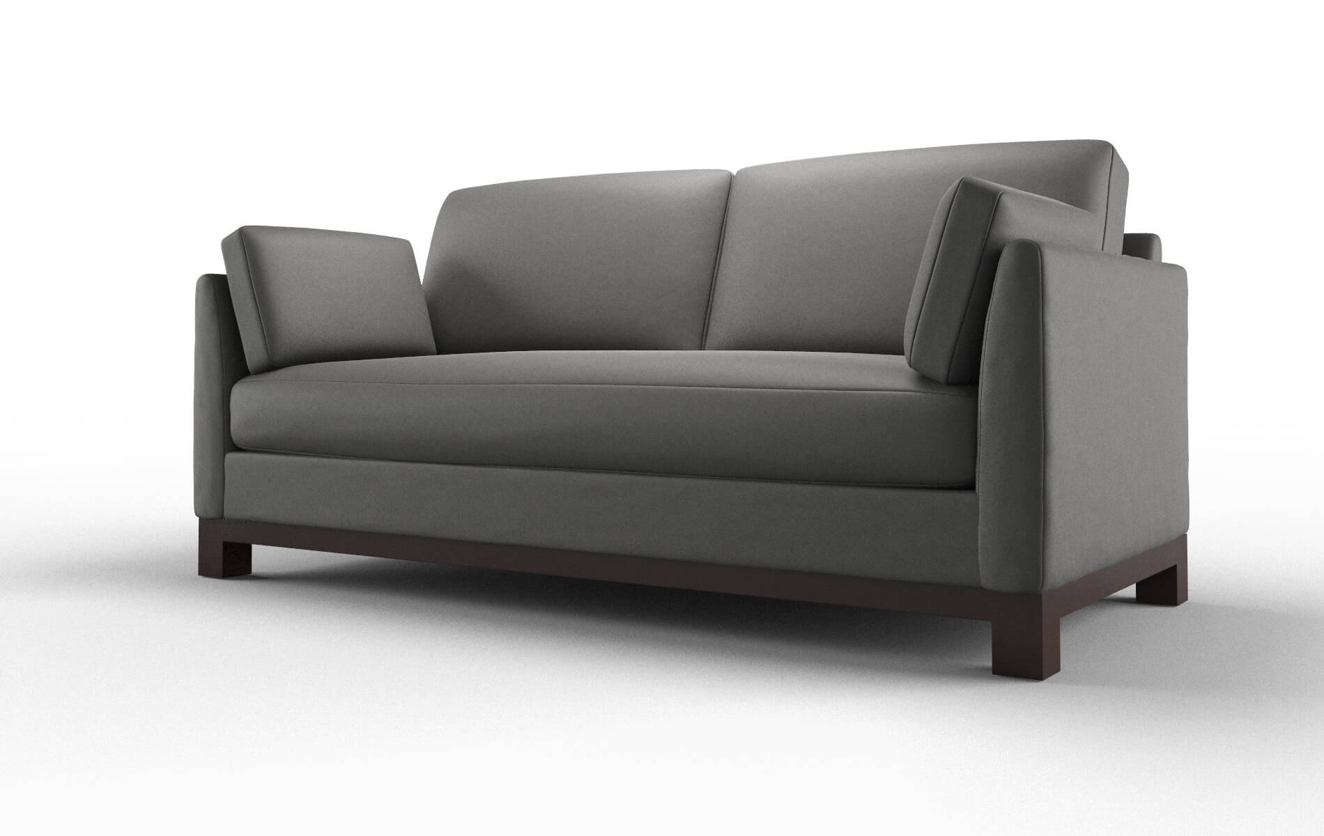 Dover Oakley Charcoal Sofa espresso legs 5