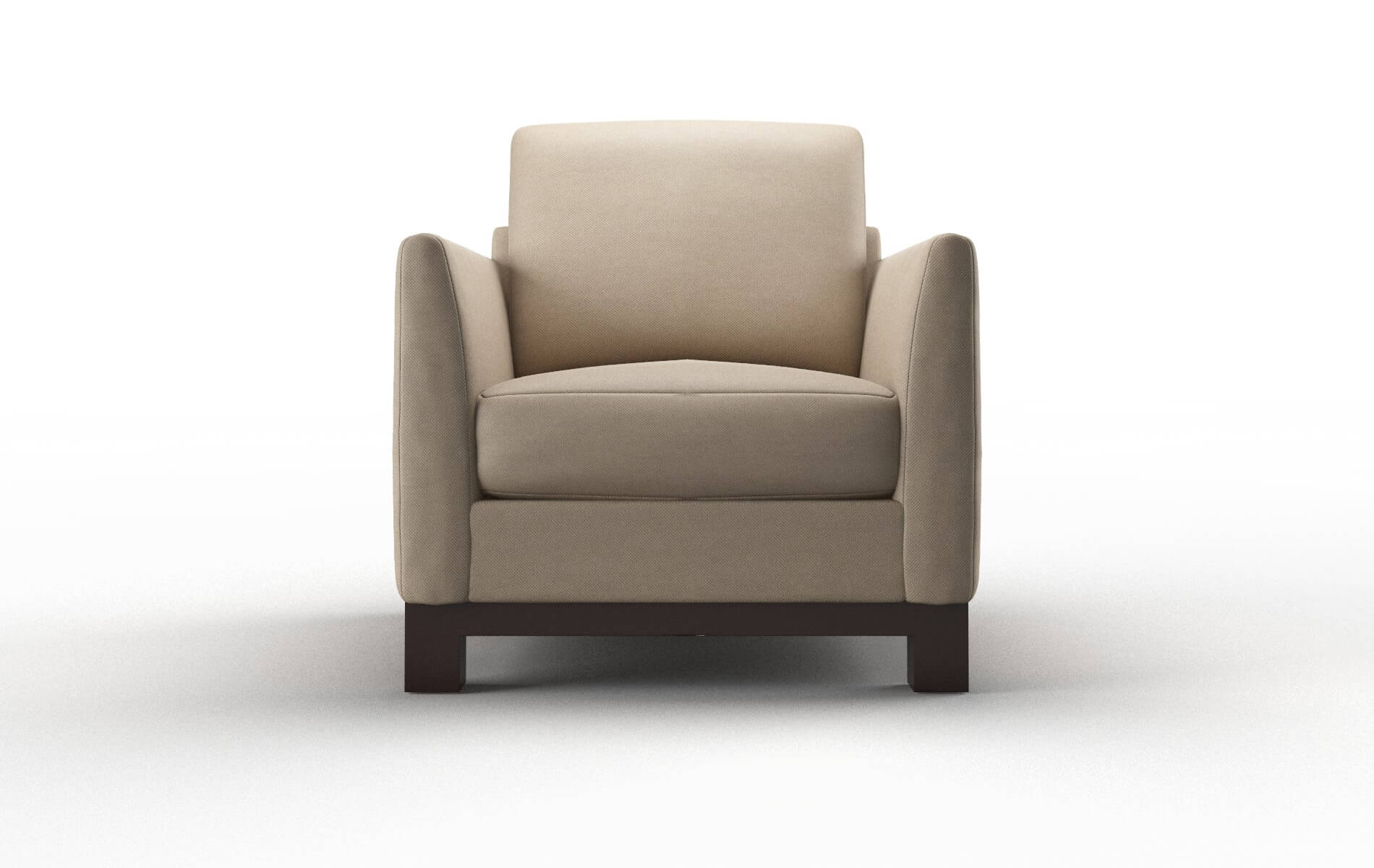 Dover Oakley taupe Chair Espresso Legs  1
