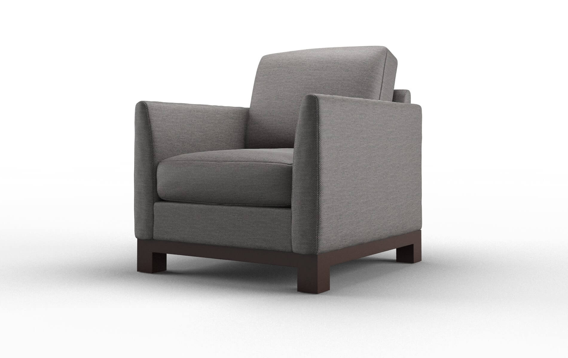 Dover Oscar Charcoal Chair espresso legs 4