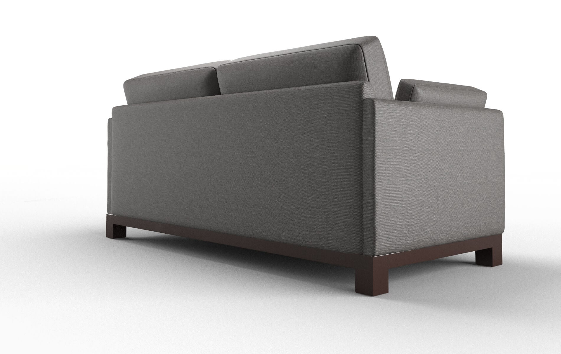Dover Oscar Charcoal Sofa espresso legs 4