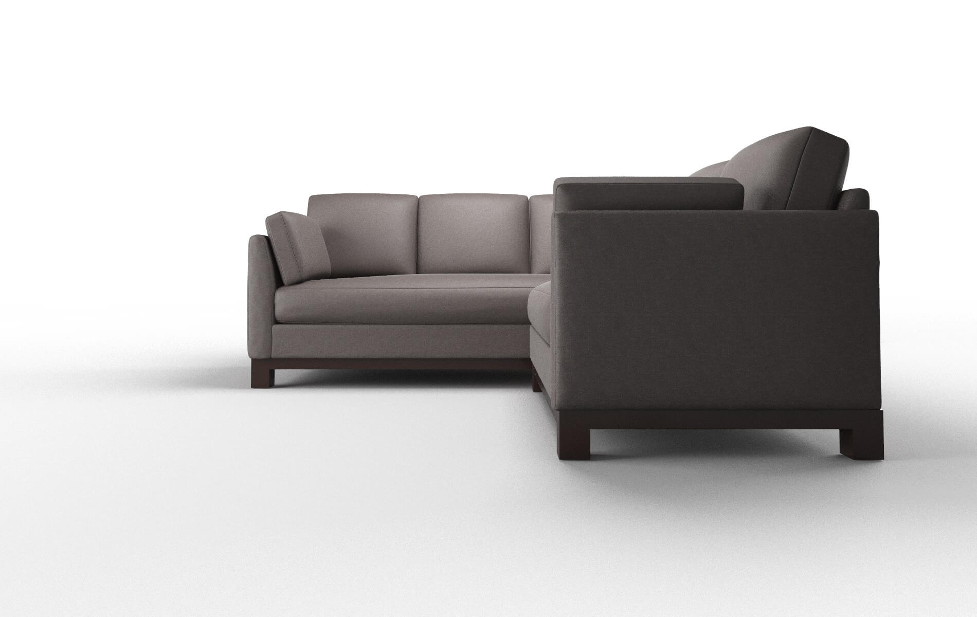 Dover Oscar Chocolate Sectional espresso legs 5