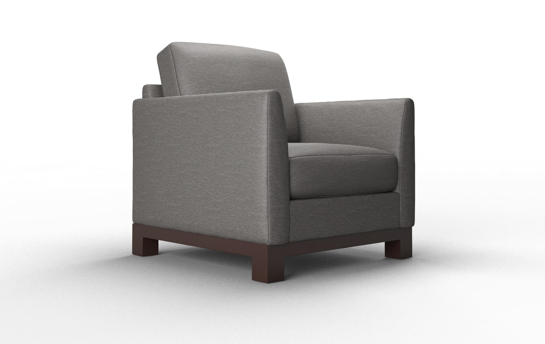 Dover Oscar Grey Chair espresso legs 2