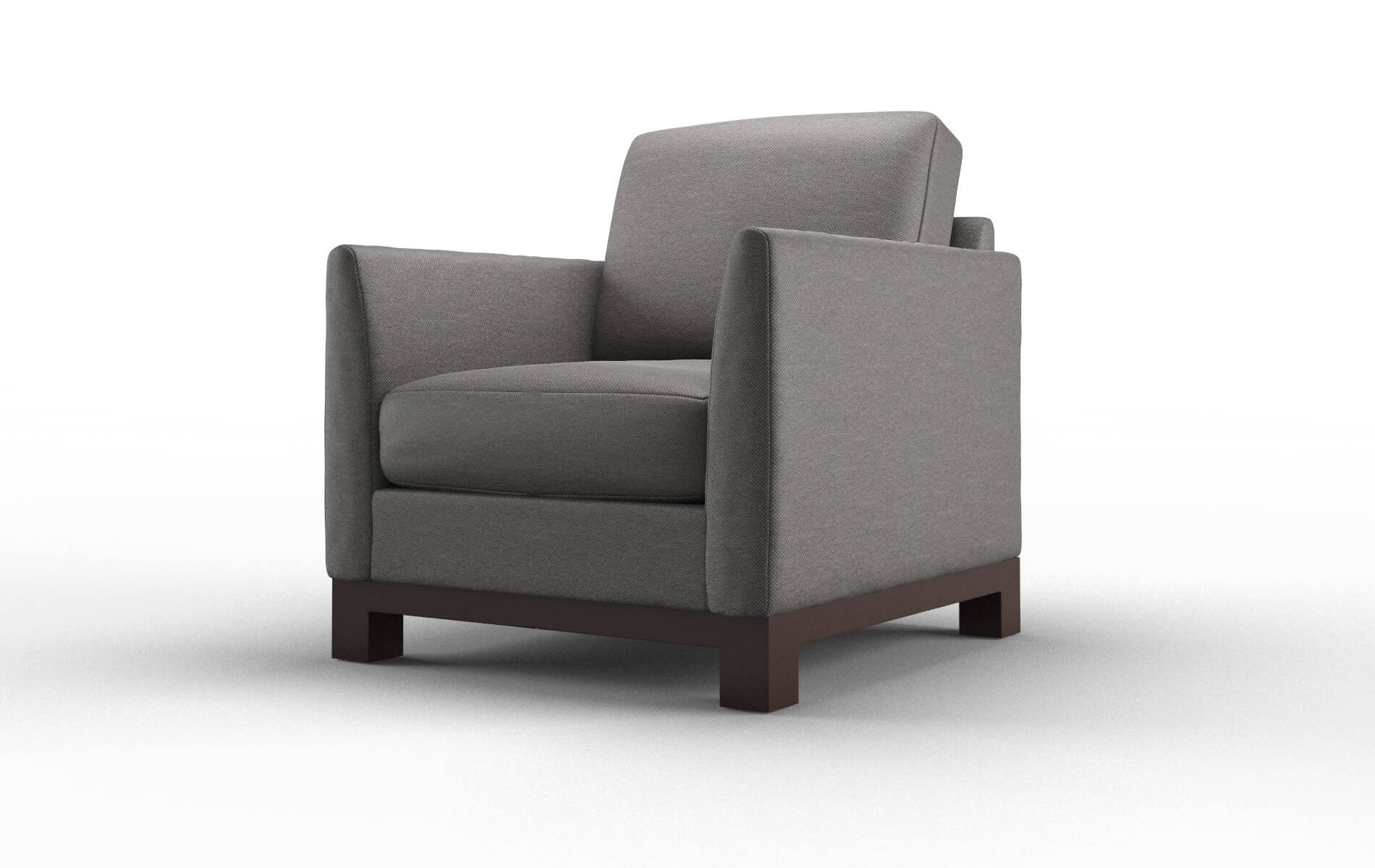 Dover Oscar Grey Chair espresso legs 4