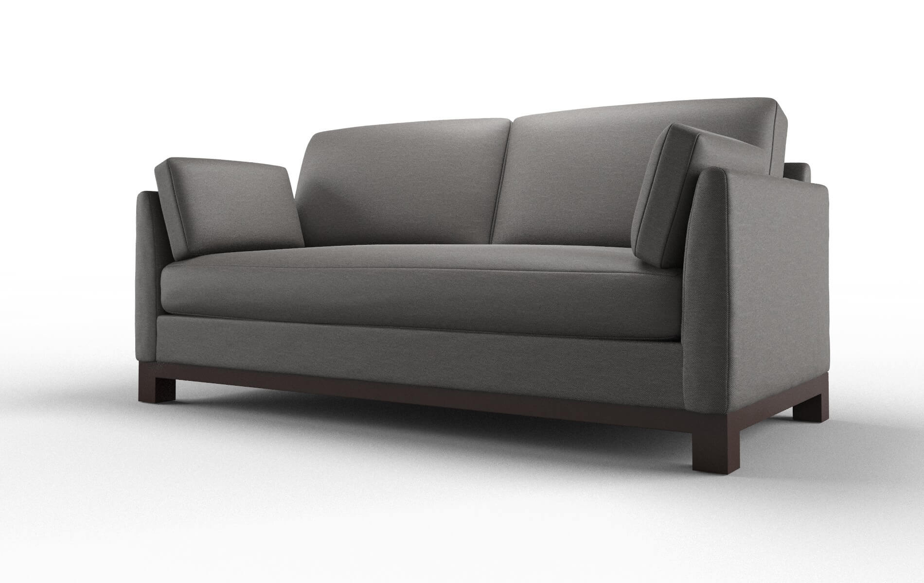 Dover Oscar Grey Sofa espresso legs 5