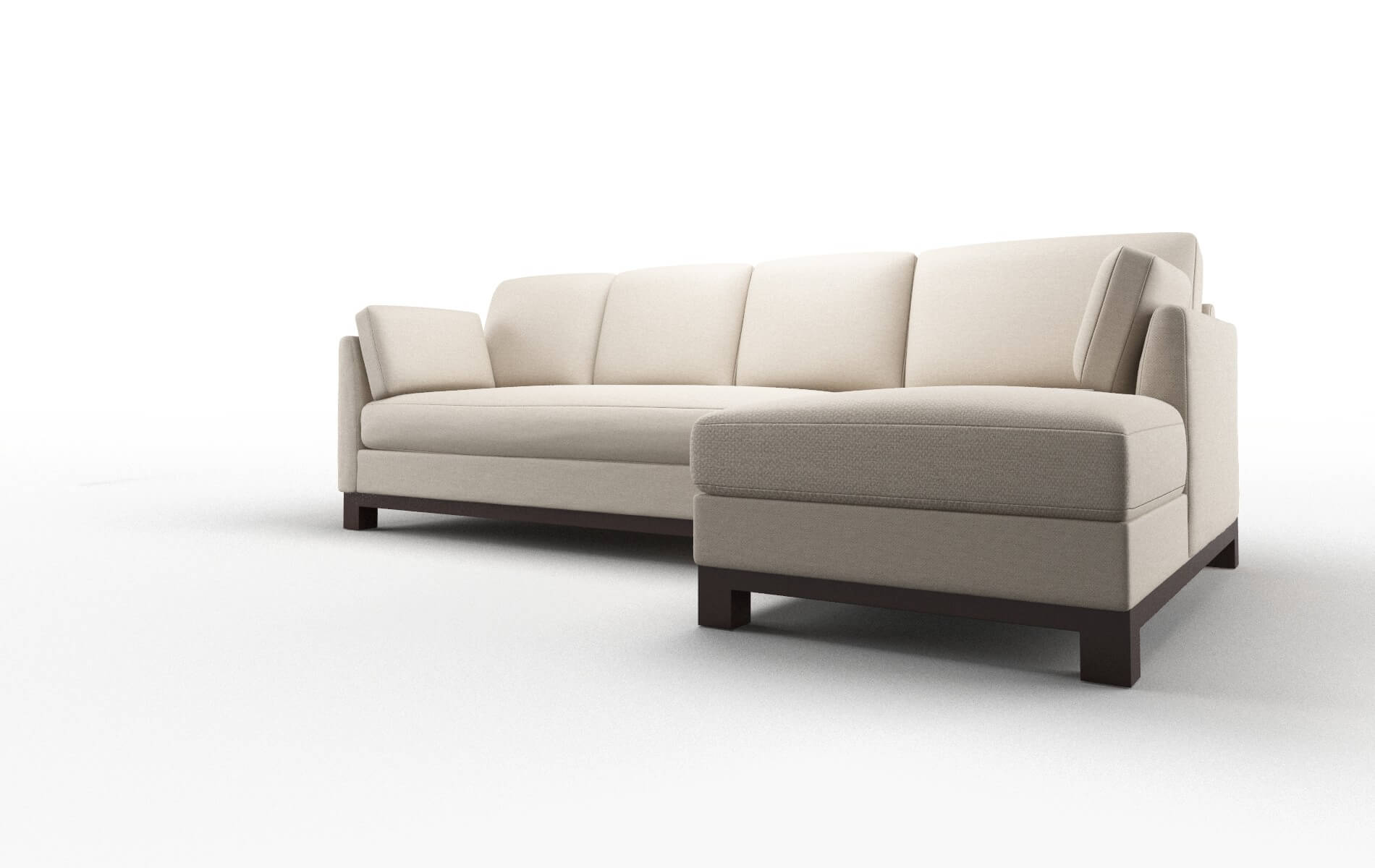 Dover Oscar Linen Panel espresso legs 4