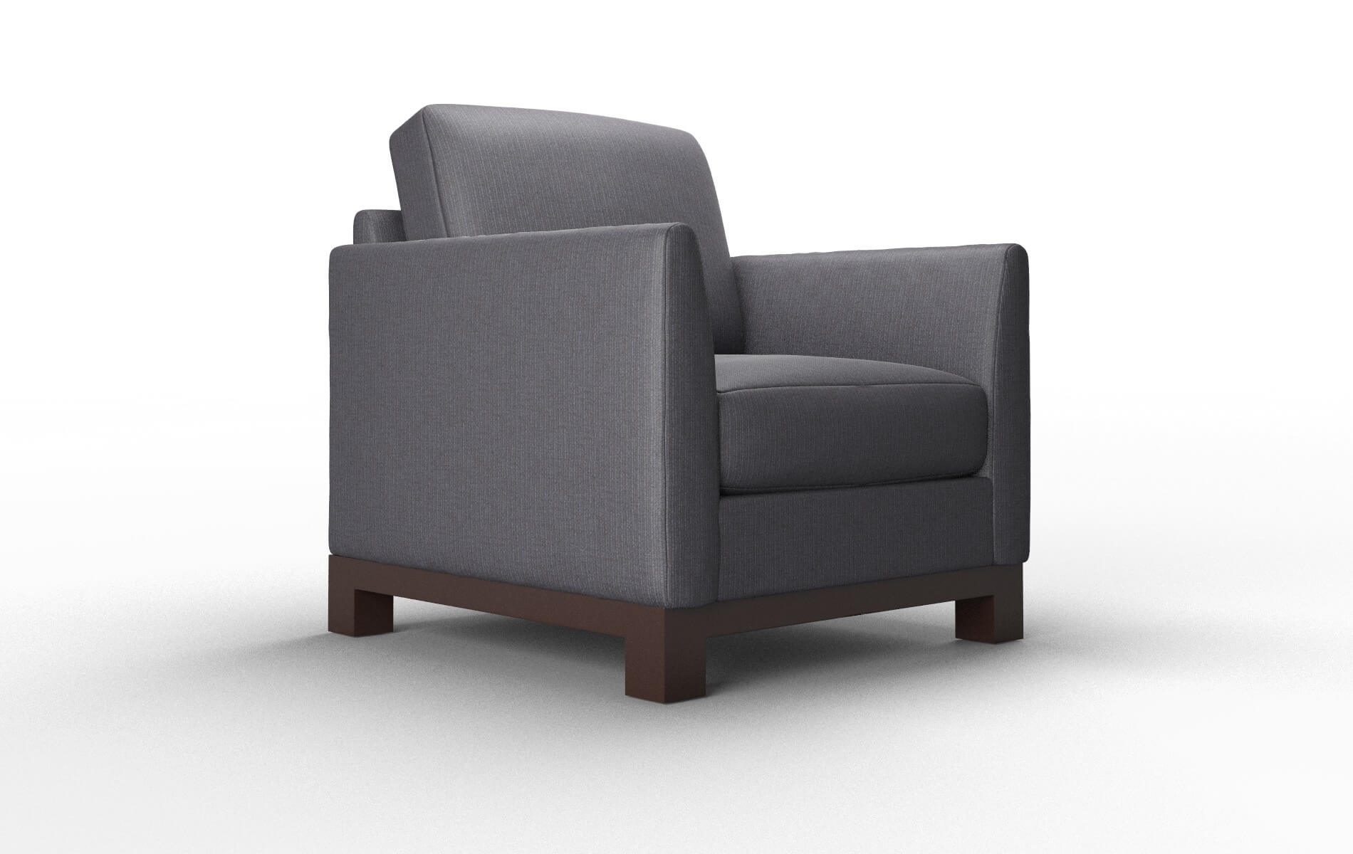 Dover Parker Charcoal Chair espresso legs 2