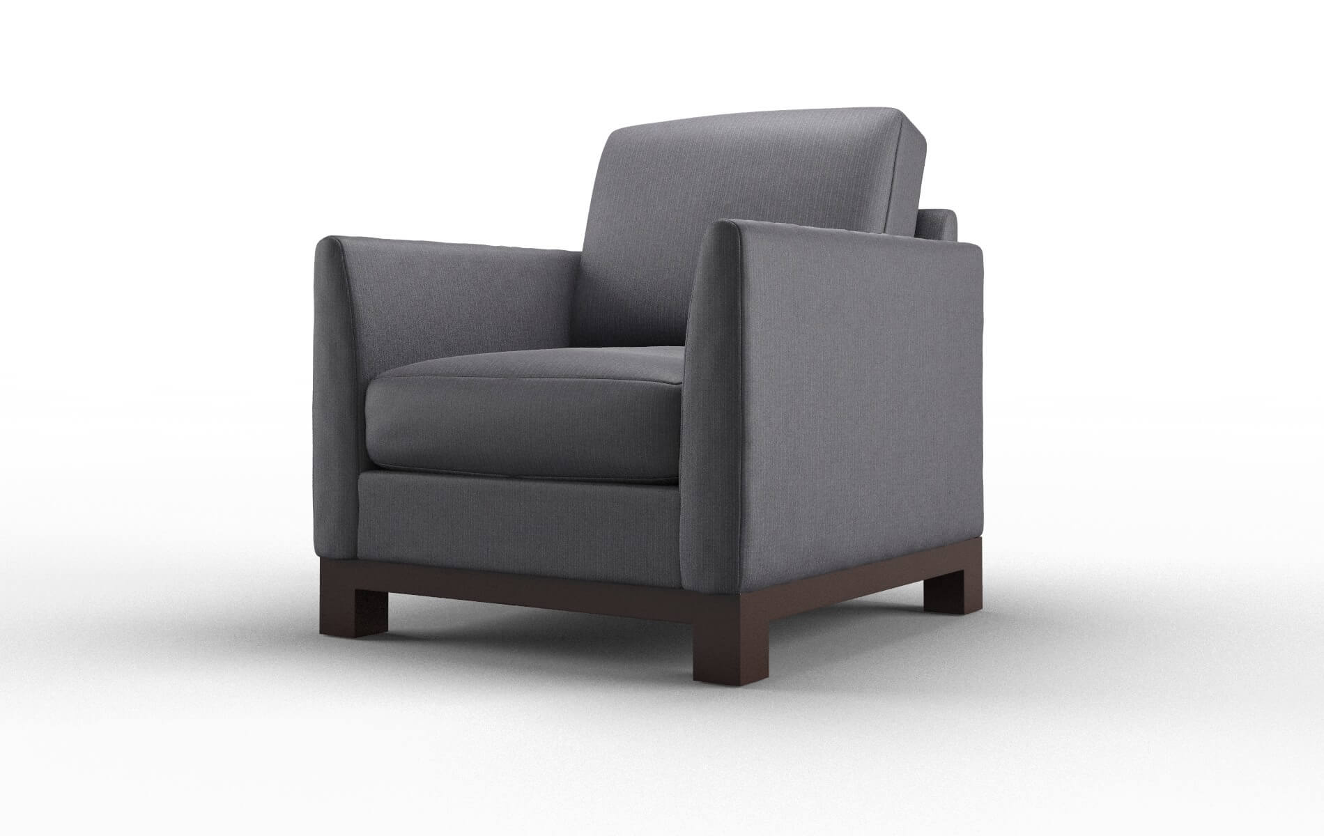 Dover Parker Charcoal Chair espresso legs 4
