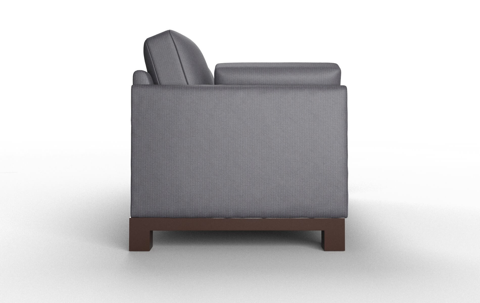Dover Parker Charcoal Sofa espresso legs 3