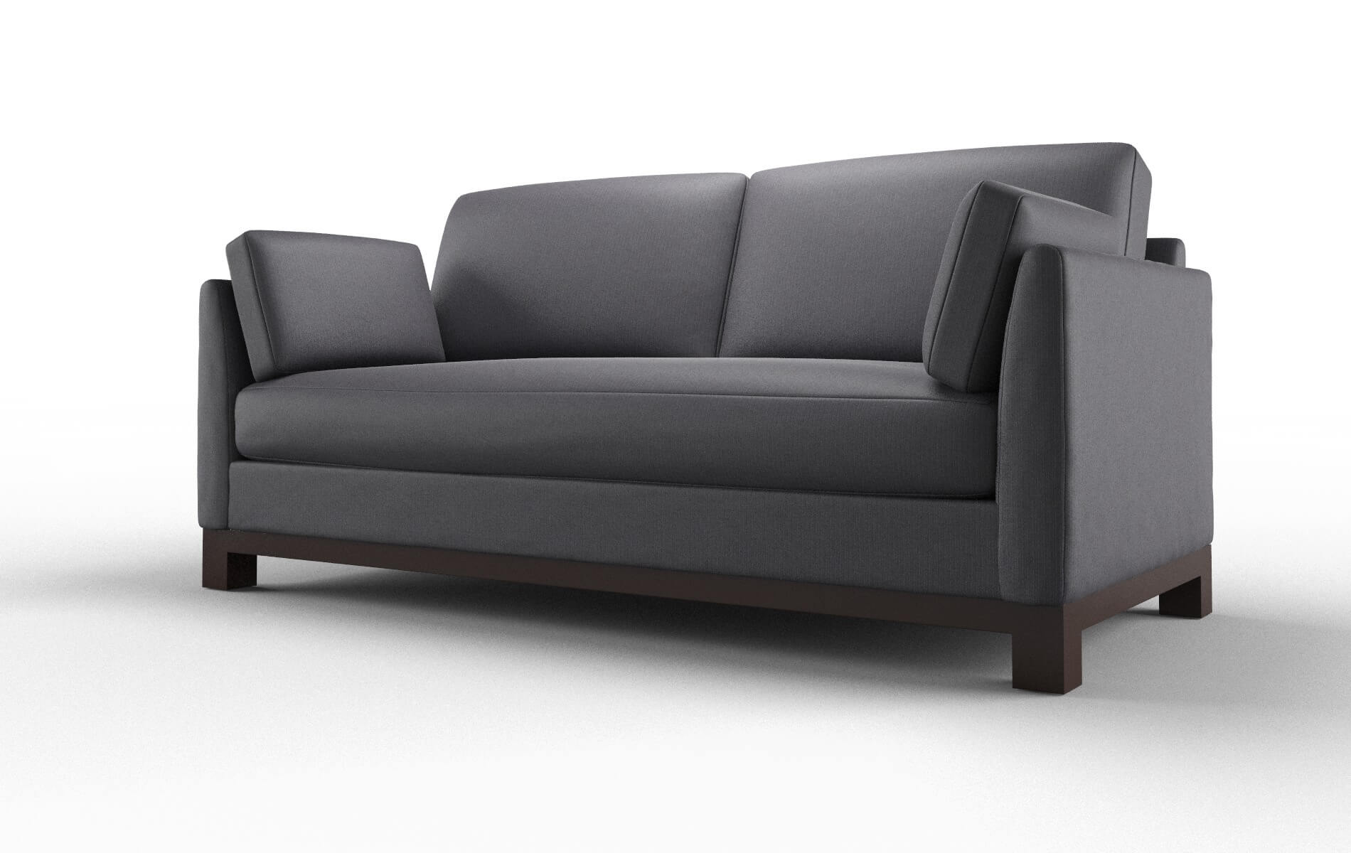 Dover Parker Charcoal Sofa espresso legs 5