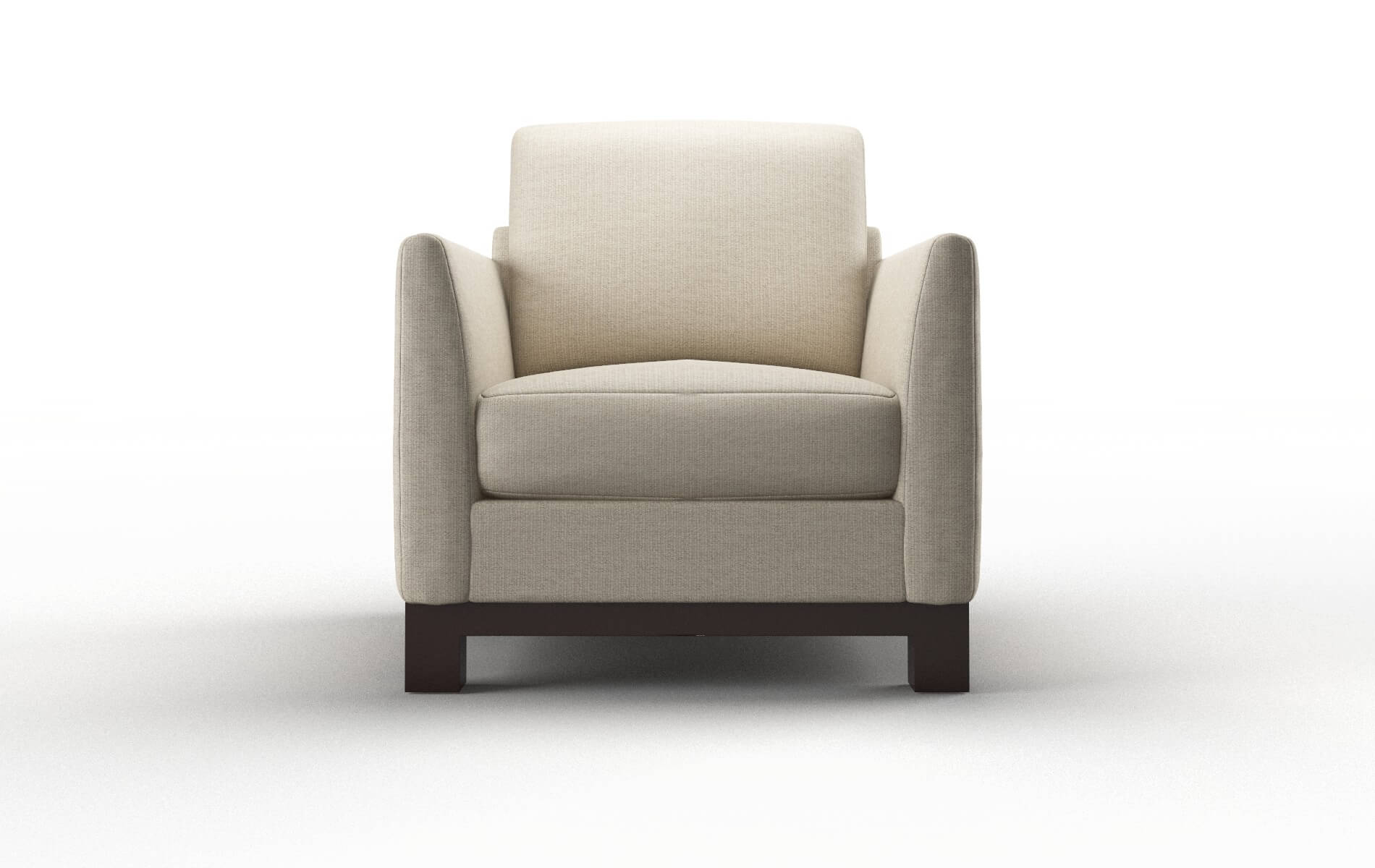 Dover Parker linen Chair Espresso Legs  1