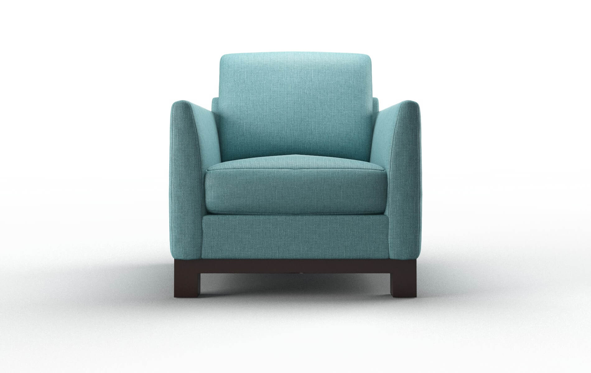 Dover Parker Turquoise chair espresso legs