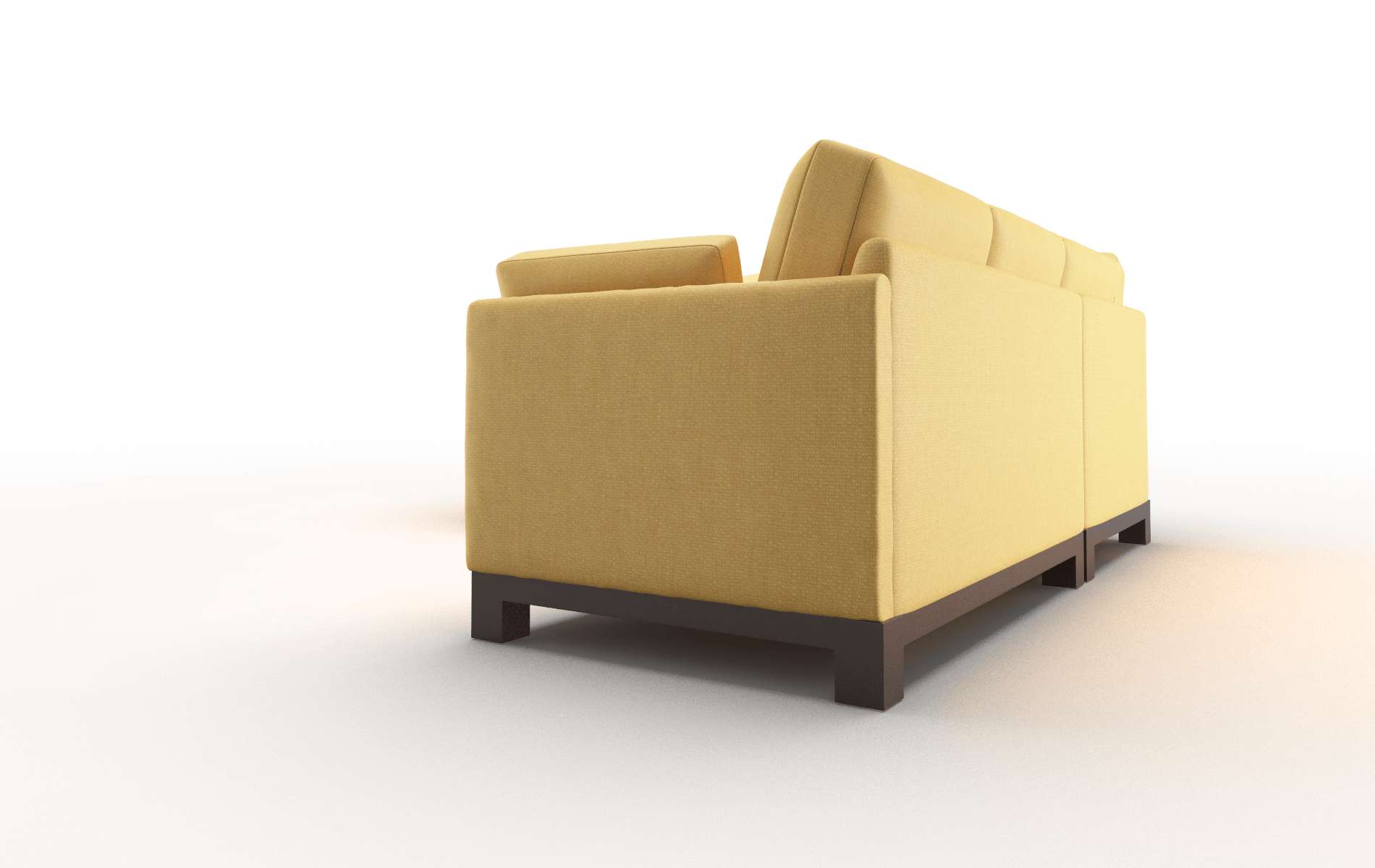 Dover Portland Dijon Sectional espresso legs 4
