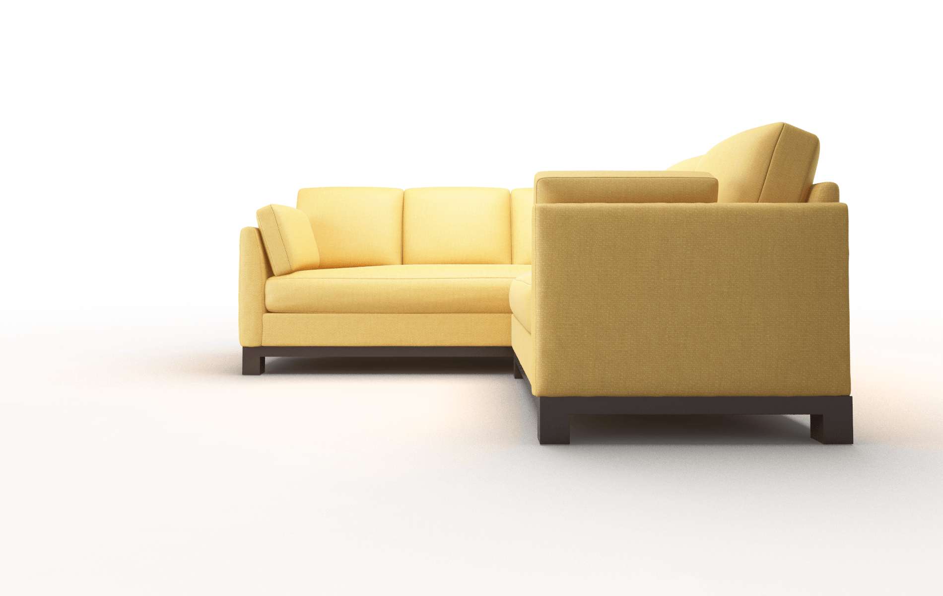 Dover Portland Dijon Sectional espresso legs 5